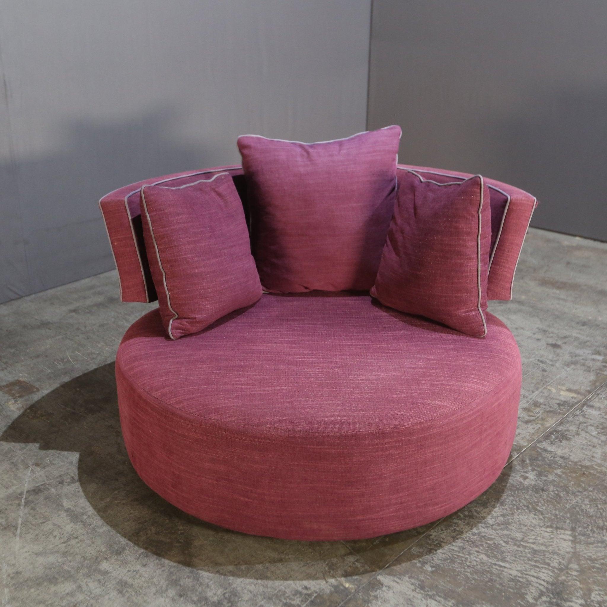 Modern Bespoke Purple Love Seat