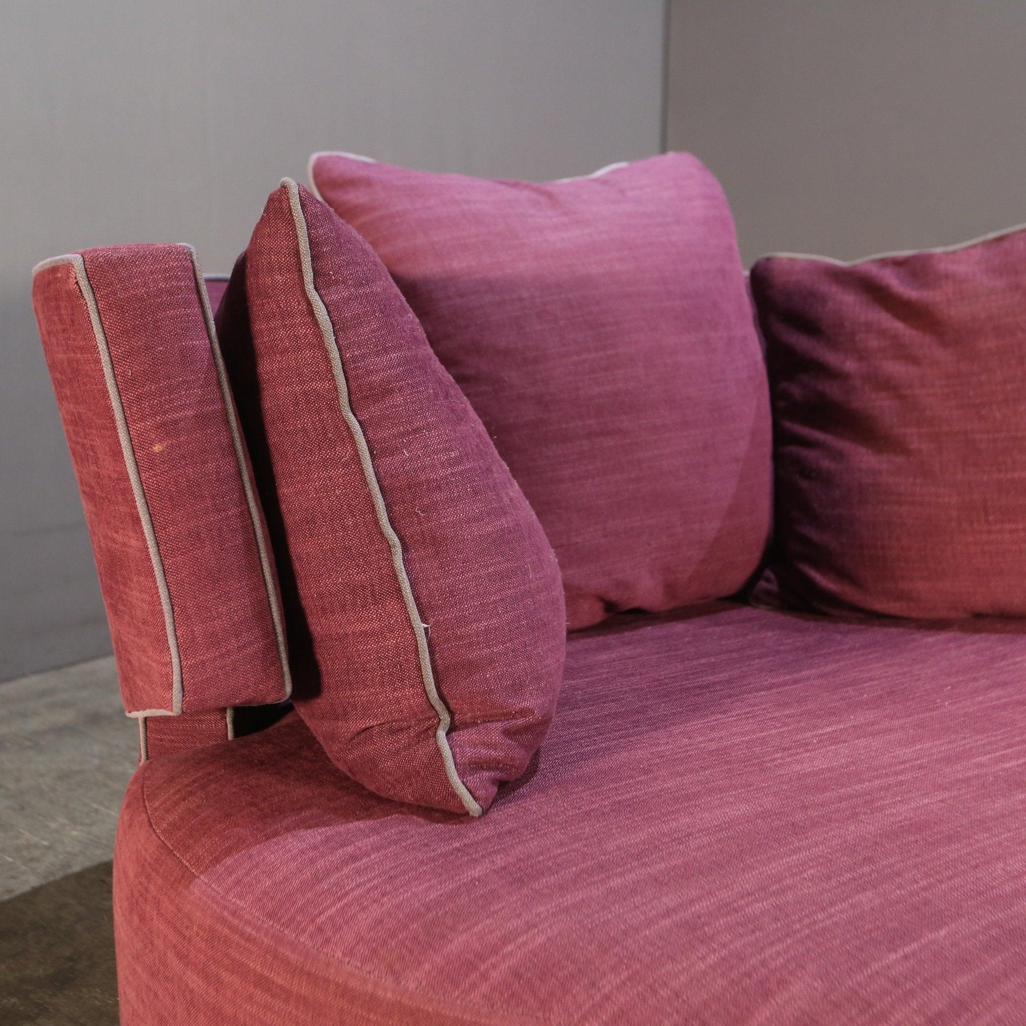 Contemporary Bespoke Purple Love Seat