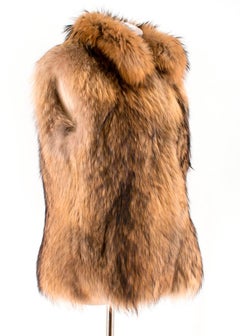Bespoke raccoon-fur gilet SIZE 44 IT