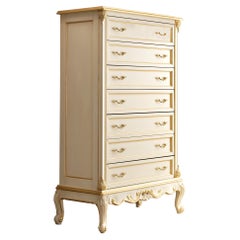 Bespoke Radica 7-Drawers Commode, Baroque Inspired by Modenese Gastone