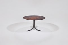 Bespoke Round Table, Reclaimed Hardwood, Aluminum Base by P.Tendercool'In-Stock'