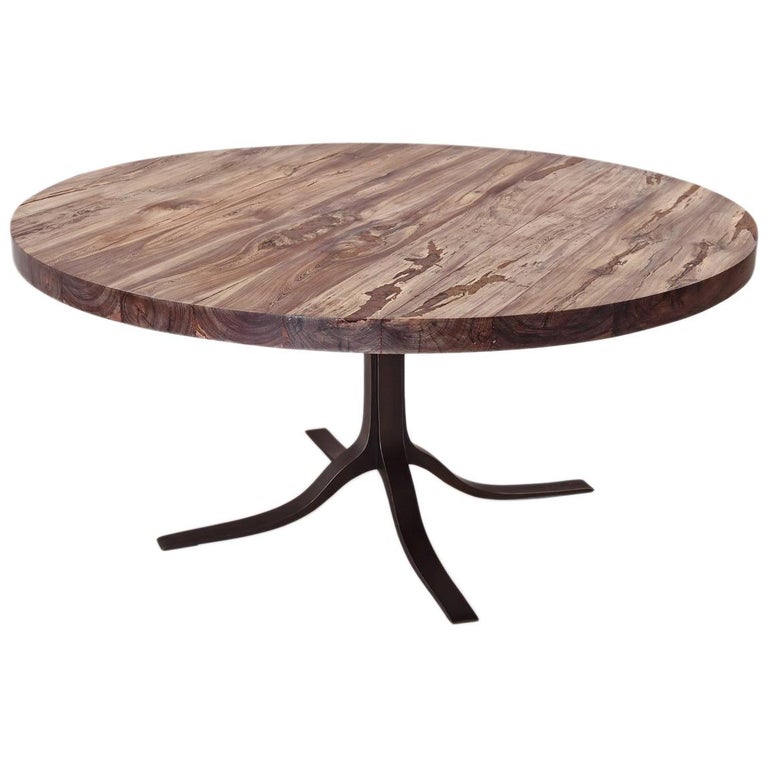 Bespoke Round Table Reclaimed Hardwood, Round Table P
