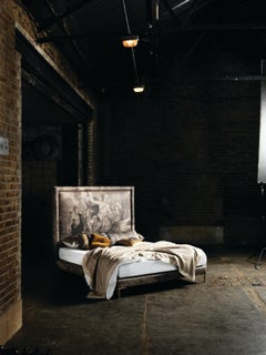 Bespoke Savoir Felix Headboard with Zardi & Zardi's Art, California King Size