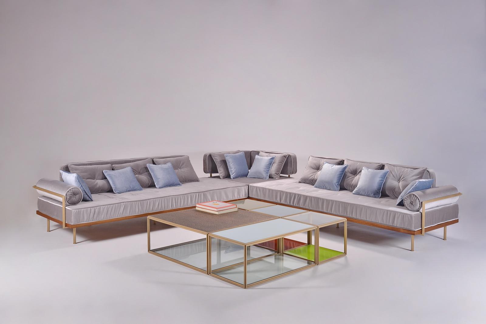 Model: PT66_BS1-TE-DO sectional sofa (Indoor)
Dimensions: 312 x 312 x 70 cm; seat height 38.5cm.
(W x D x H) 122.83 x 122.83 x 27.56 inch; seat height 15.16 inch.
Frame: Reclaimed hardwood
Frame Finish: Diamond Oil
Structure: Extruded and