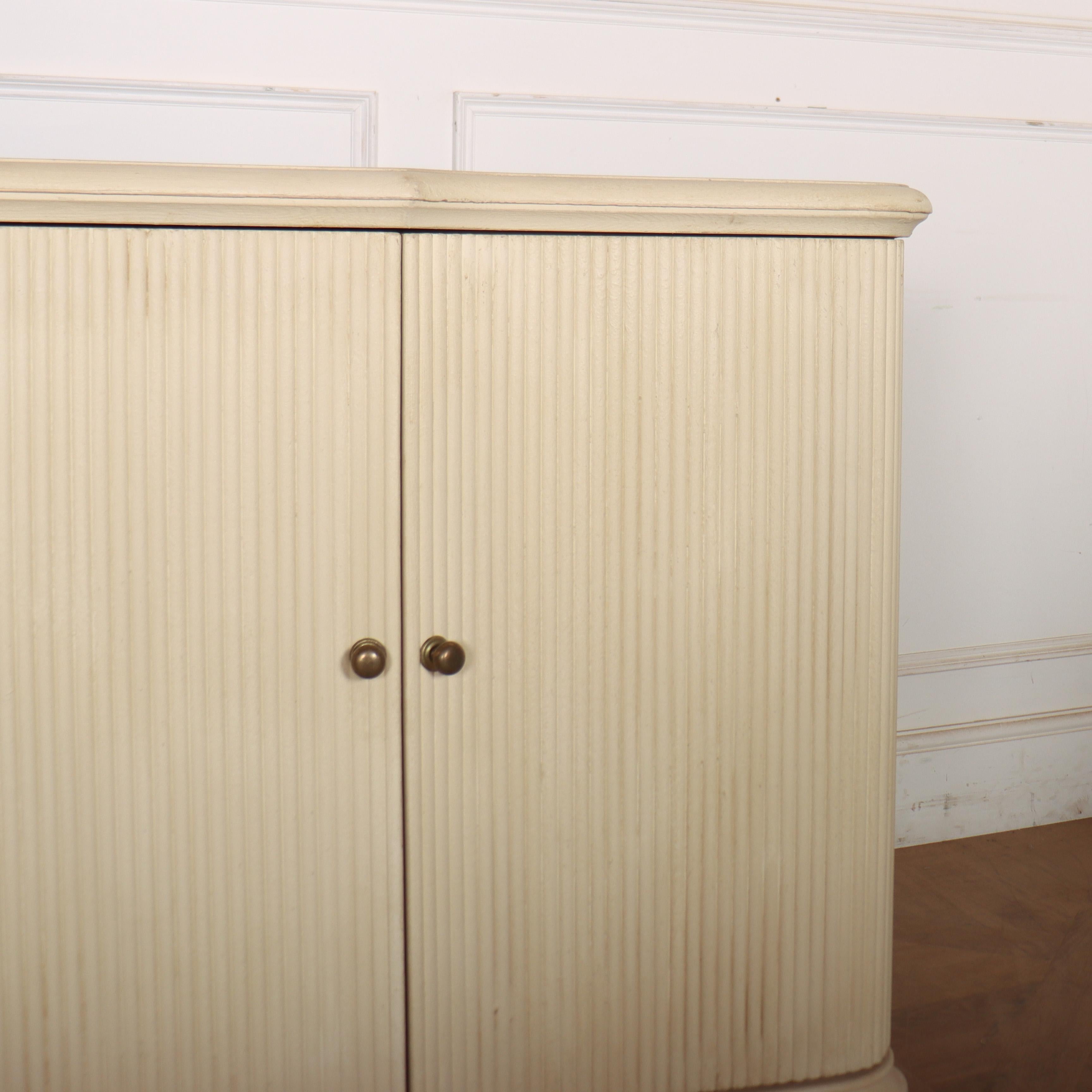 Bespoke Swedish Style Serpentine Front Sideboard For Sale 2