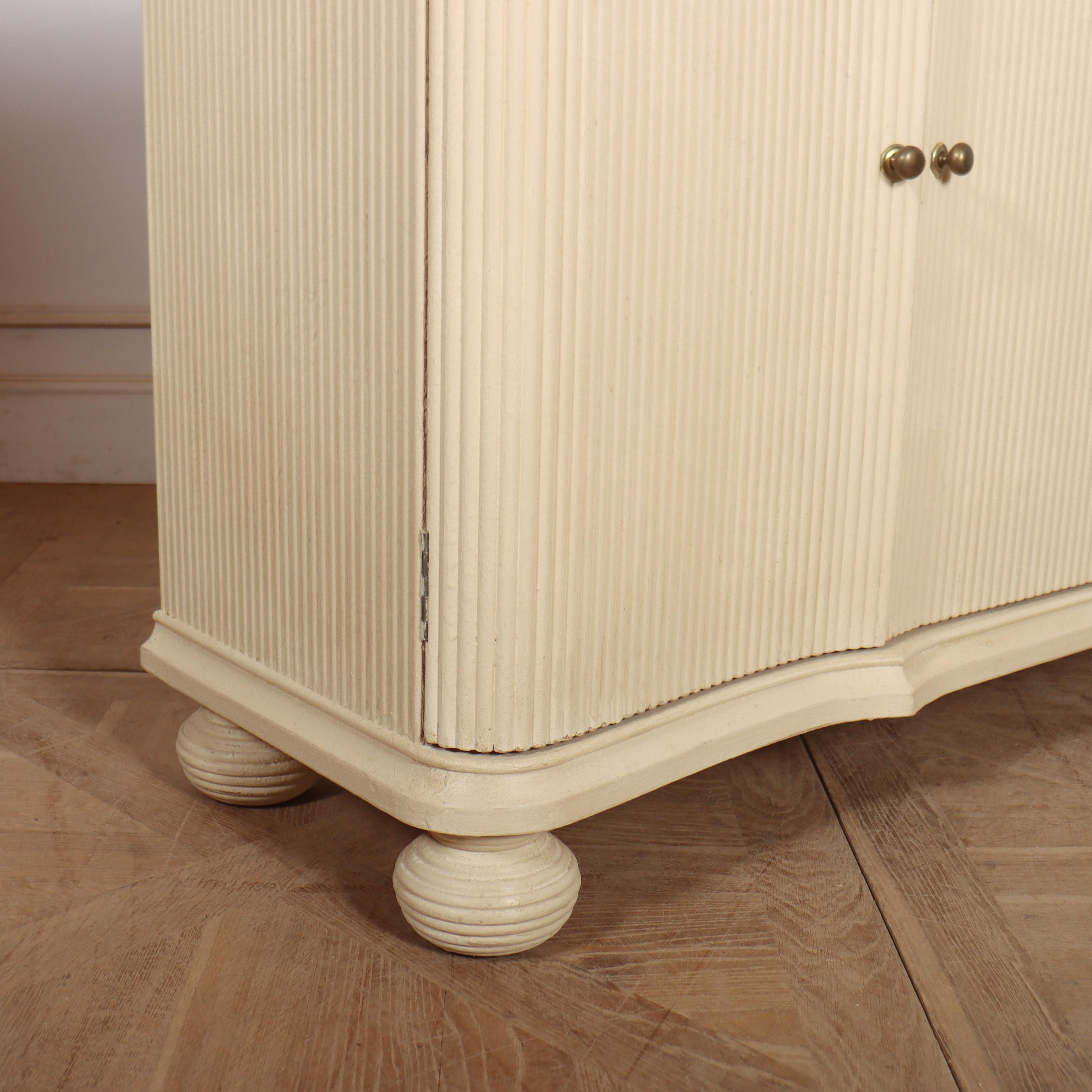 Gustavian Bespoke Swedish Style Serpentine Front Sideboard For Sale