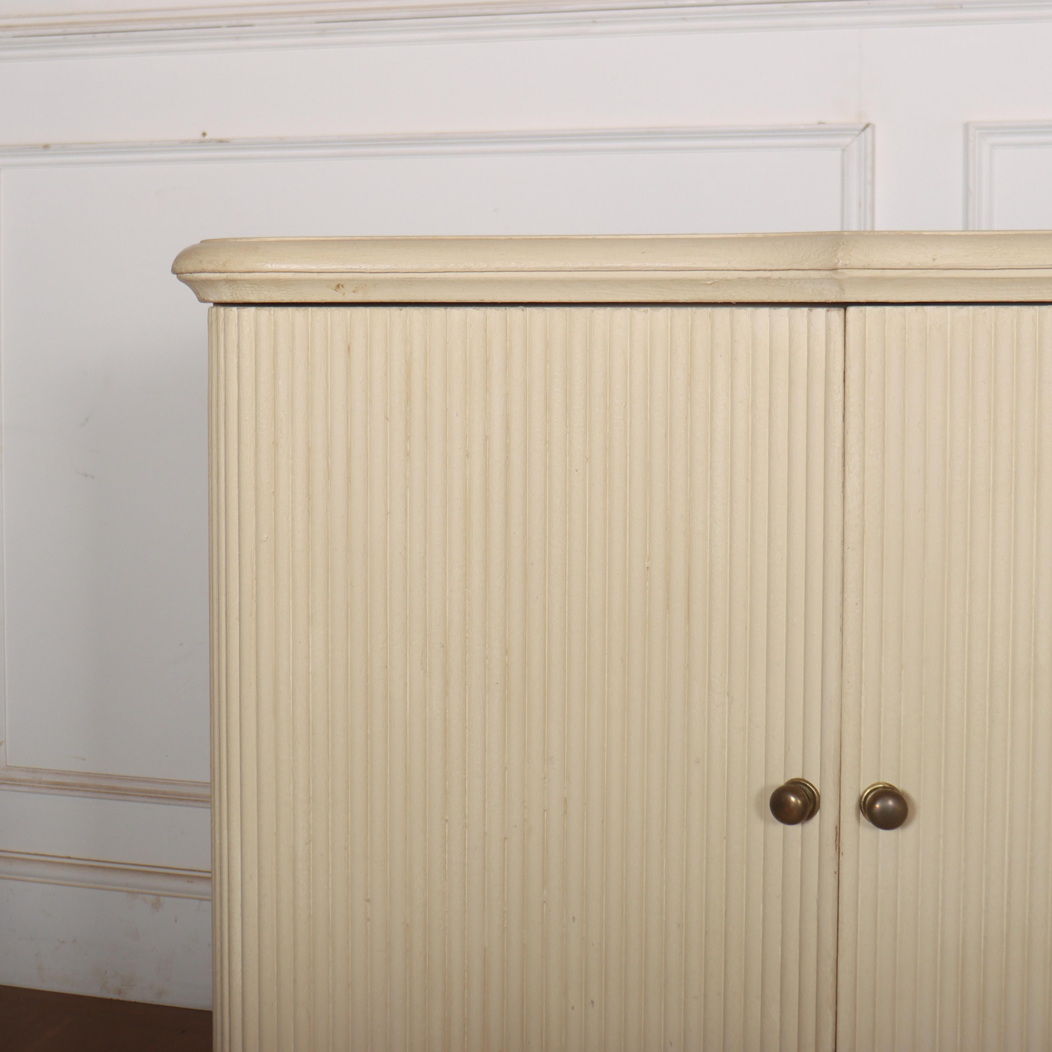 Pine Bespoke Swedish Style Serpentine Front Sideboard For Sale