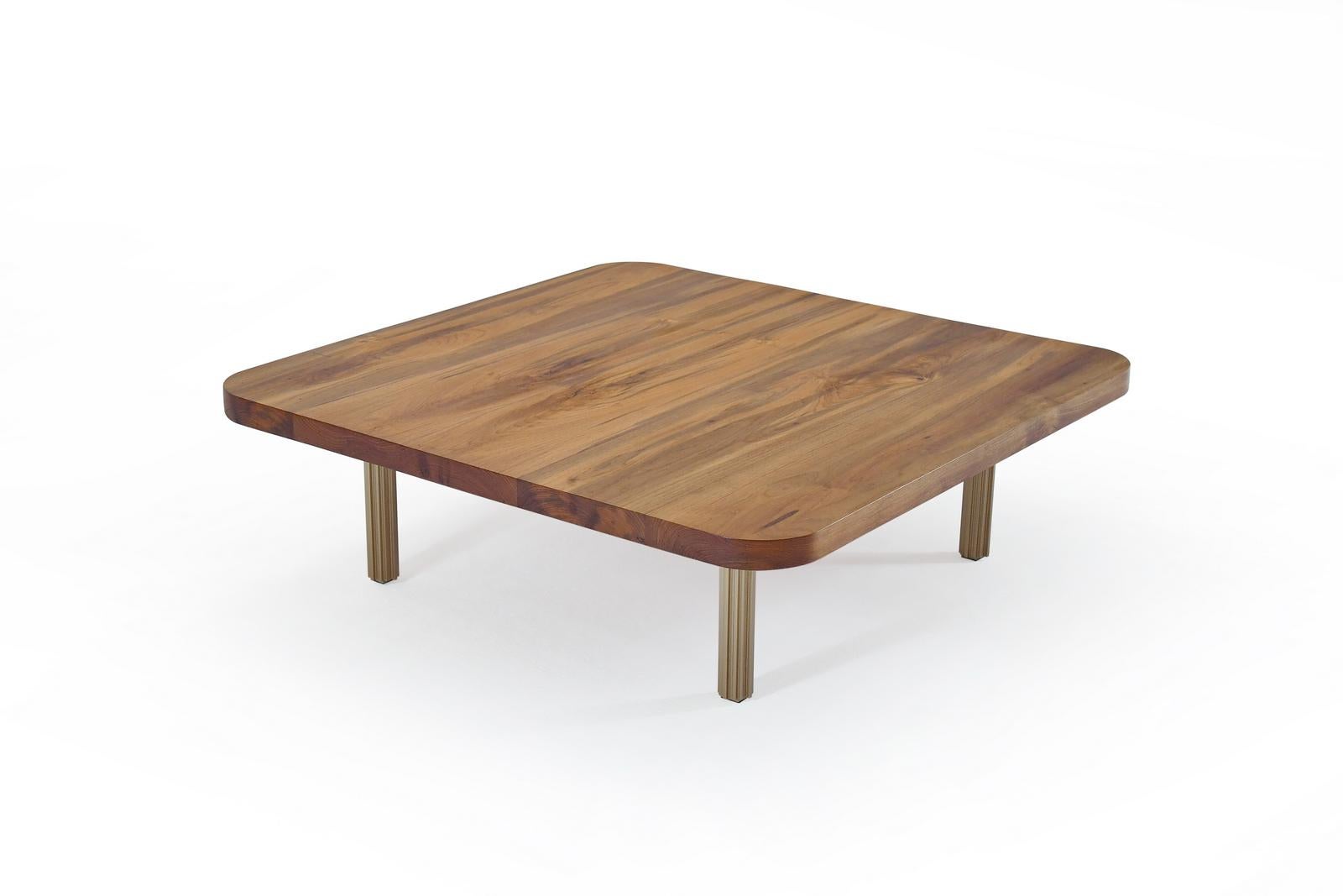 square coffee table rounded corners