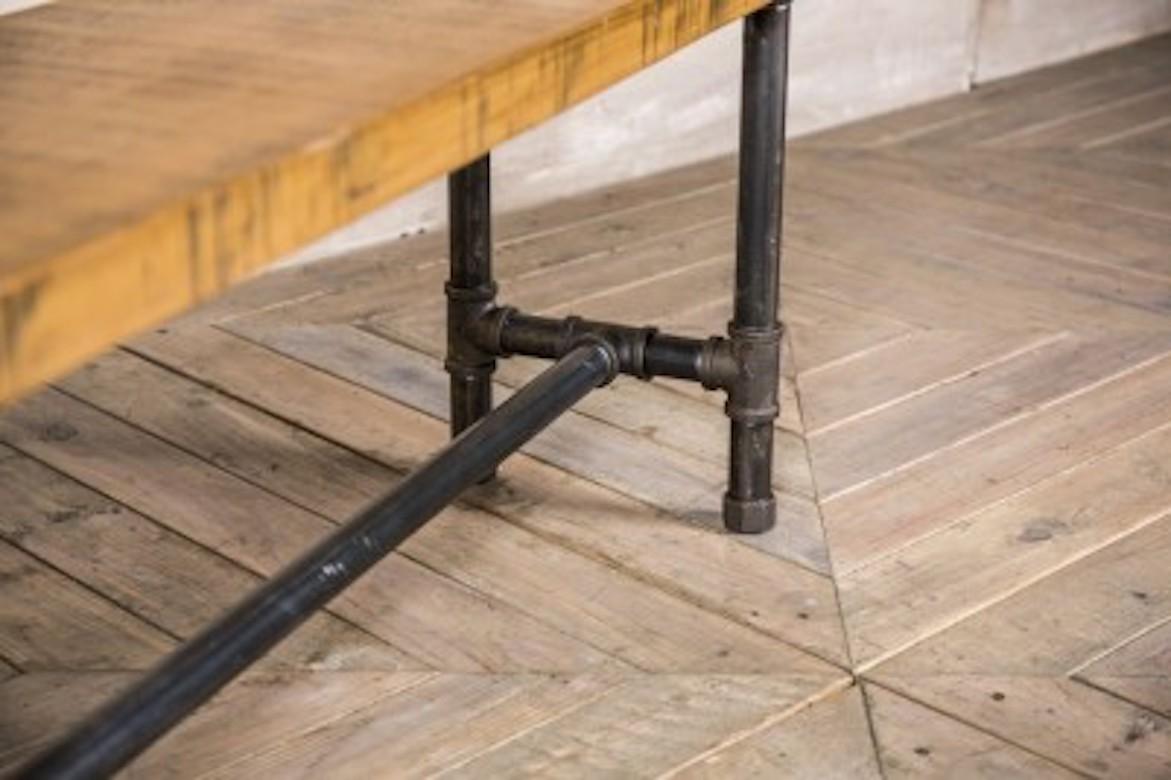 industrial pipe bench
