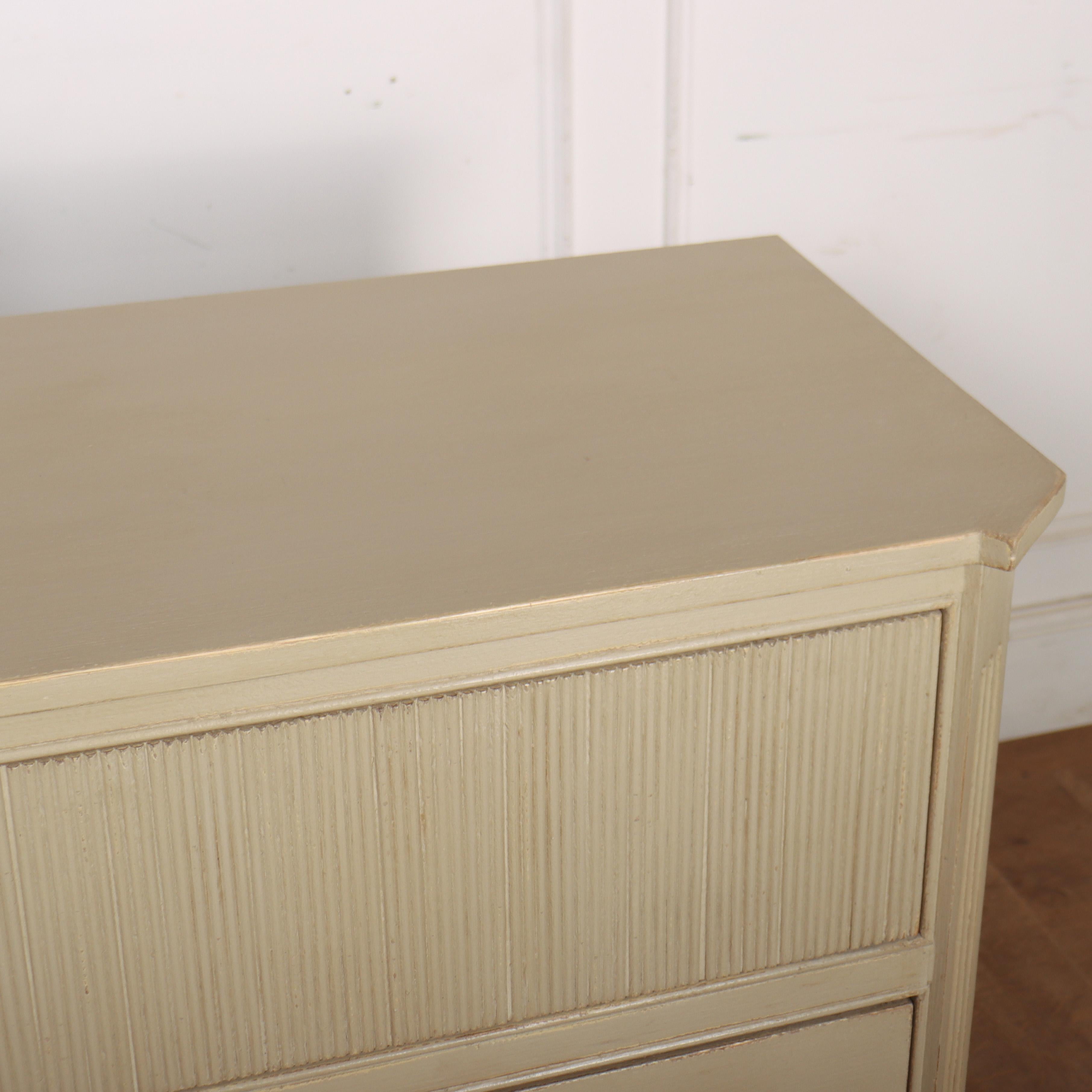 Pine Bespoke Swedish Style Commode For Sale