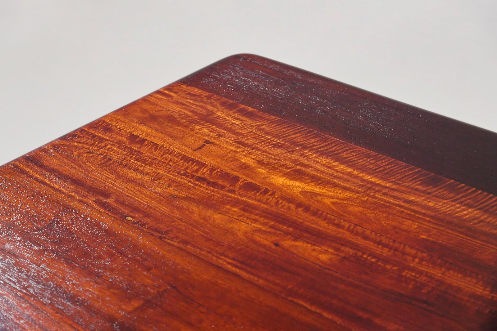 Bespoke Table Wood Base, Reclaimed Makha Tae Wood, by P. Tendercool 'Instock' For Sale 2