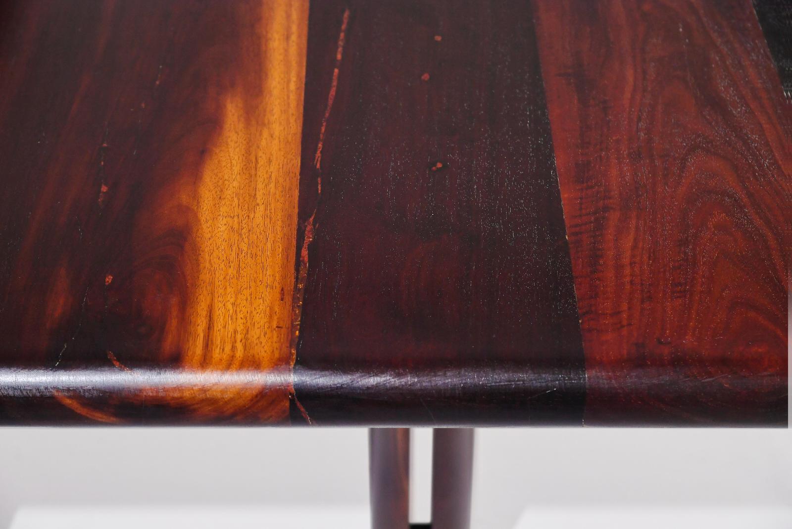 Reclaimed Wood Bespoke Table Wood Base, Reclaimed Makha Tae Wood, by P. Tendercool 'Instock' For Sale