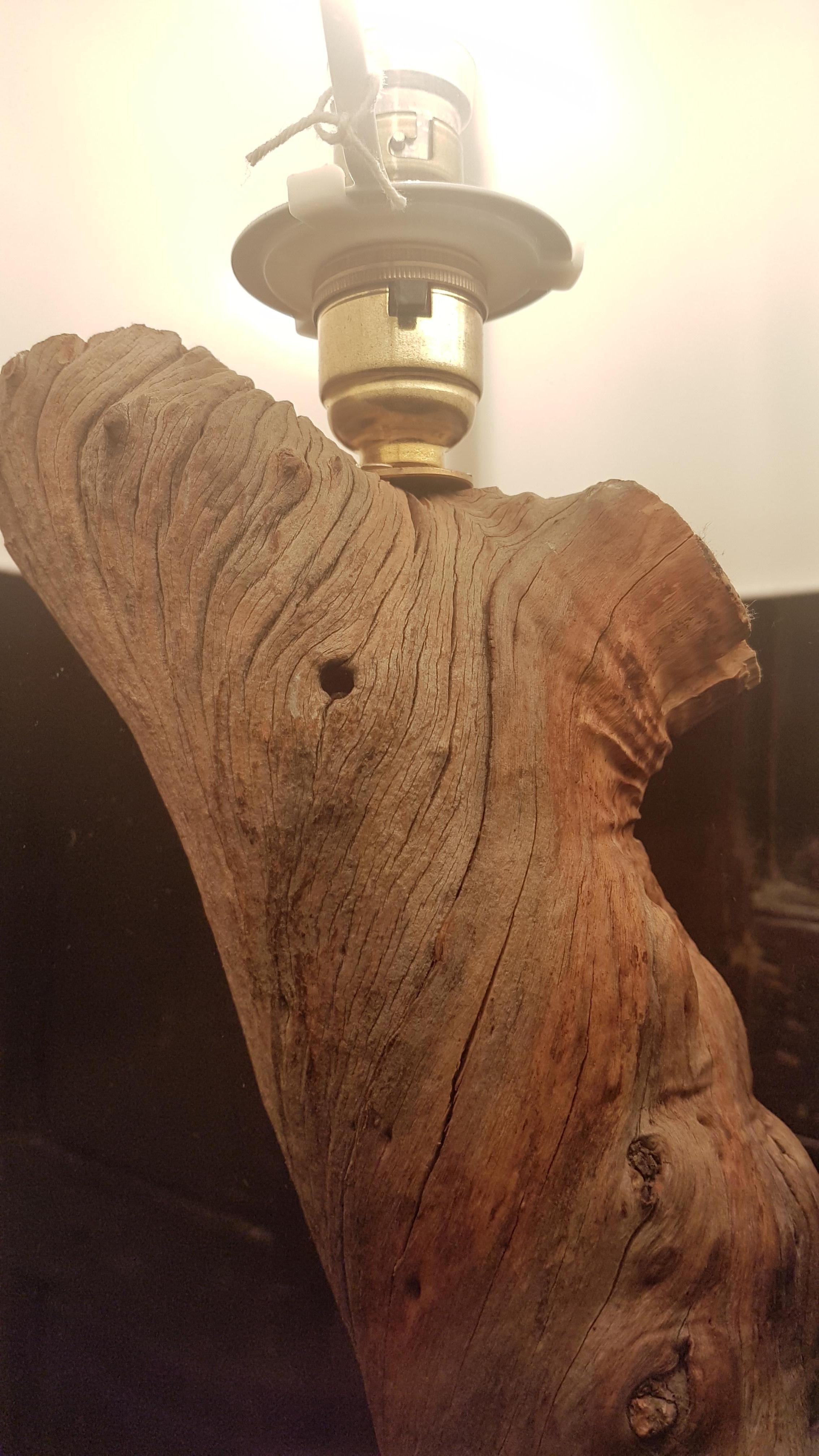 Bespoke Tree Form Sandalwood Floor Lamp For Sale 5