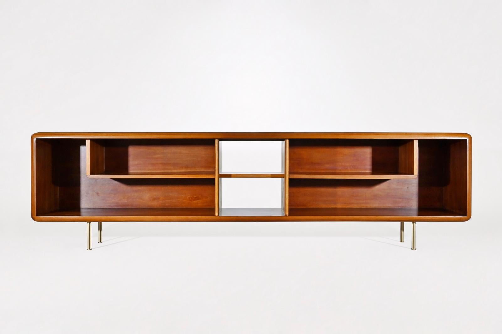 Thai Bespoke TV Cabinet with Reclaimed Takian Hard Wood, by P. Tendercool (Instock) For Sale