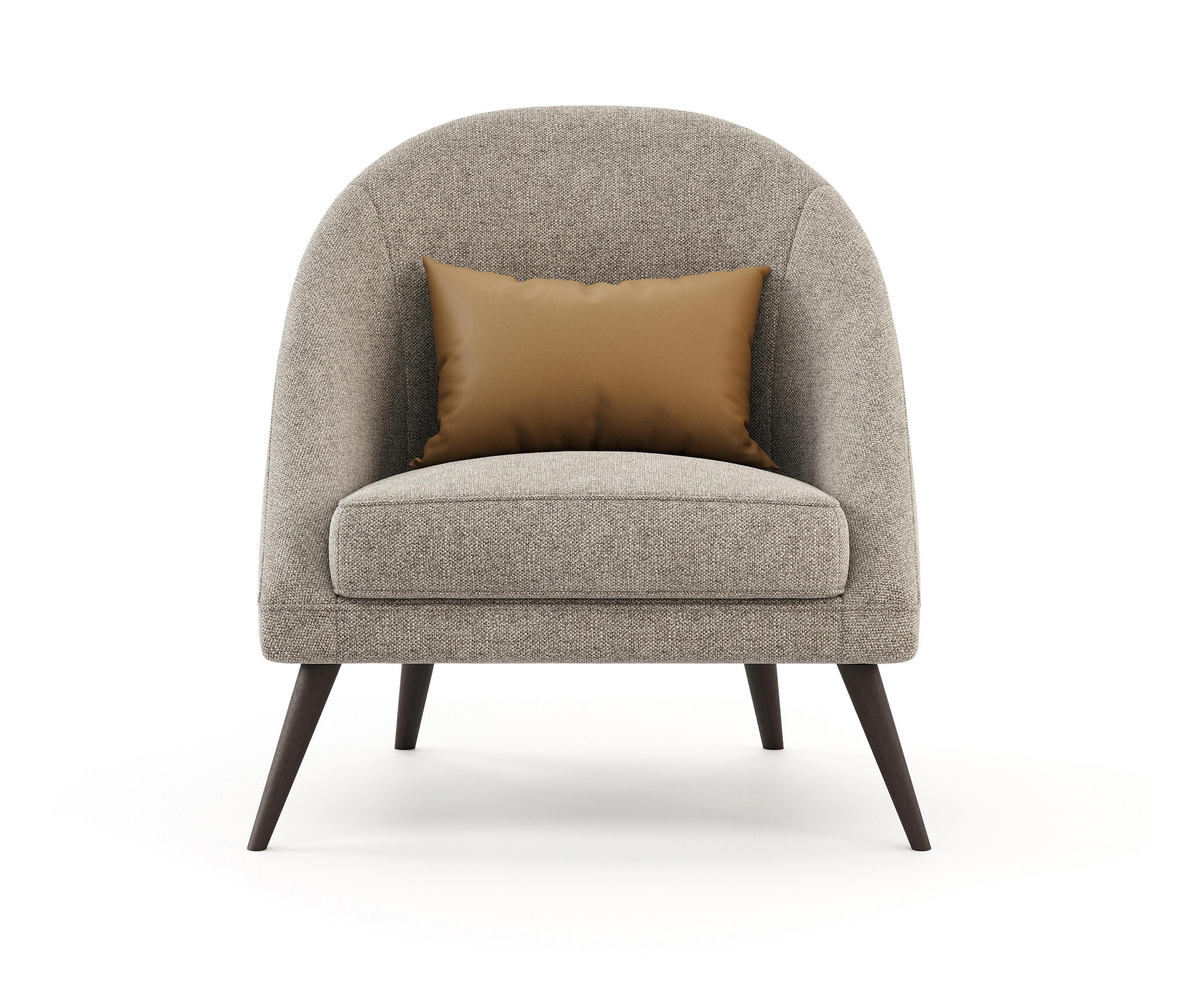 Modern Bespoke Upholstery Lounge Chair In Classic Silhouettes For Sale