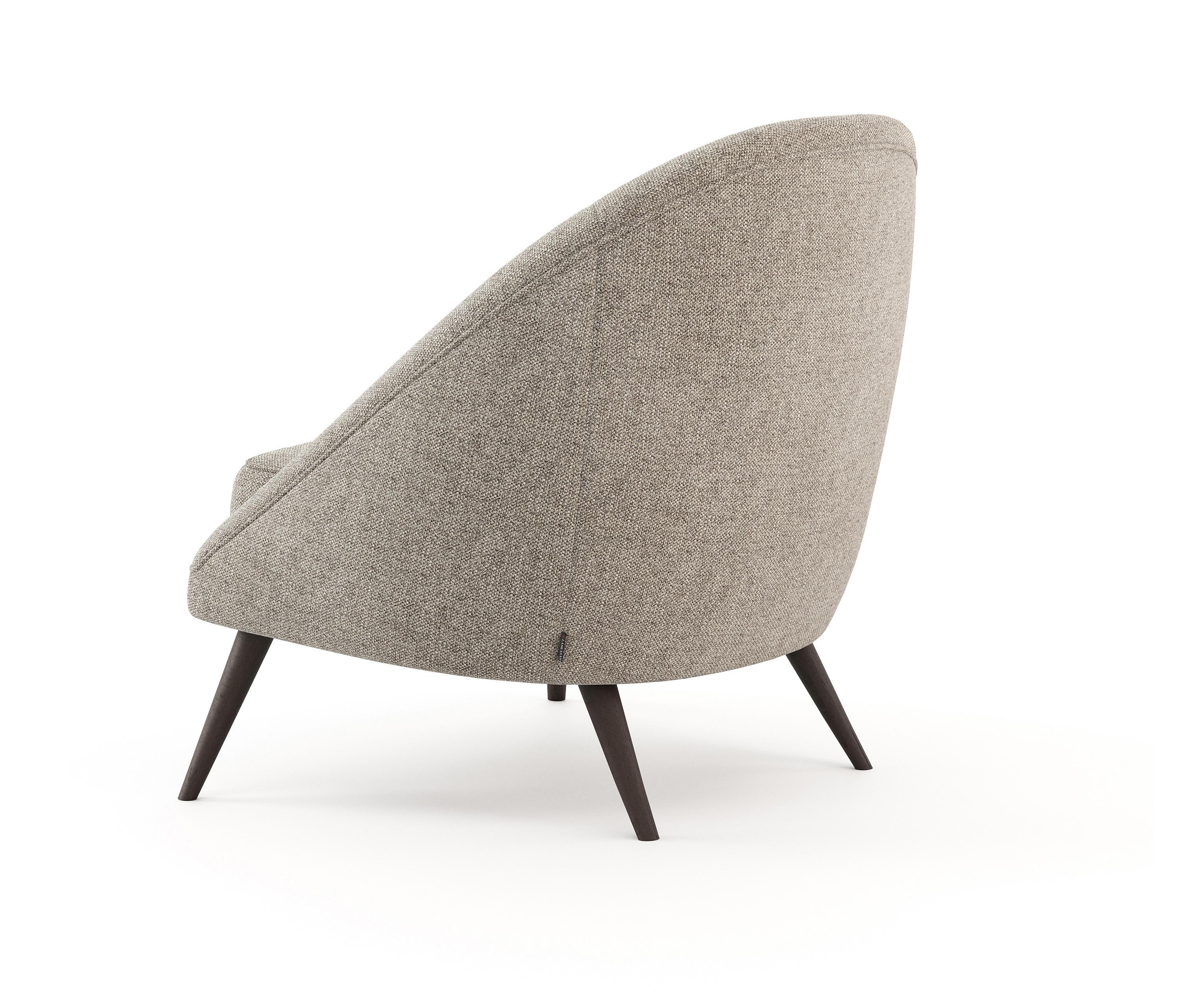 Contemporary Bespoke Upholstery Lounge Chair In Classic Silhouettes For Sale