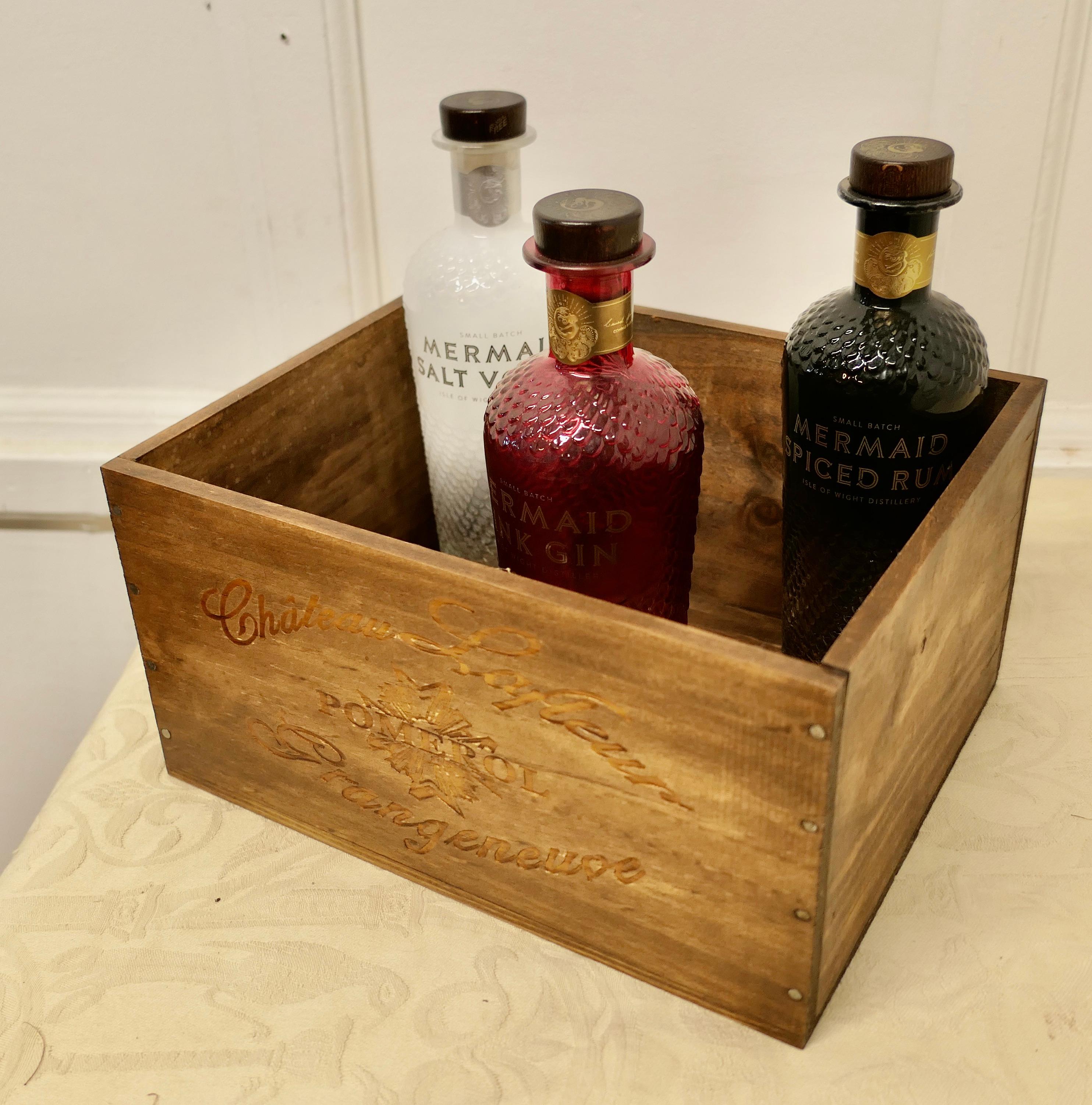 Late 20th Century  Bespoke Wine Box Gift Box, Tidy, Hamper, Caddy    For Sale