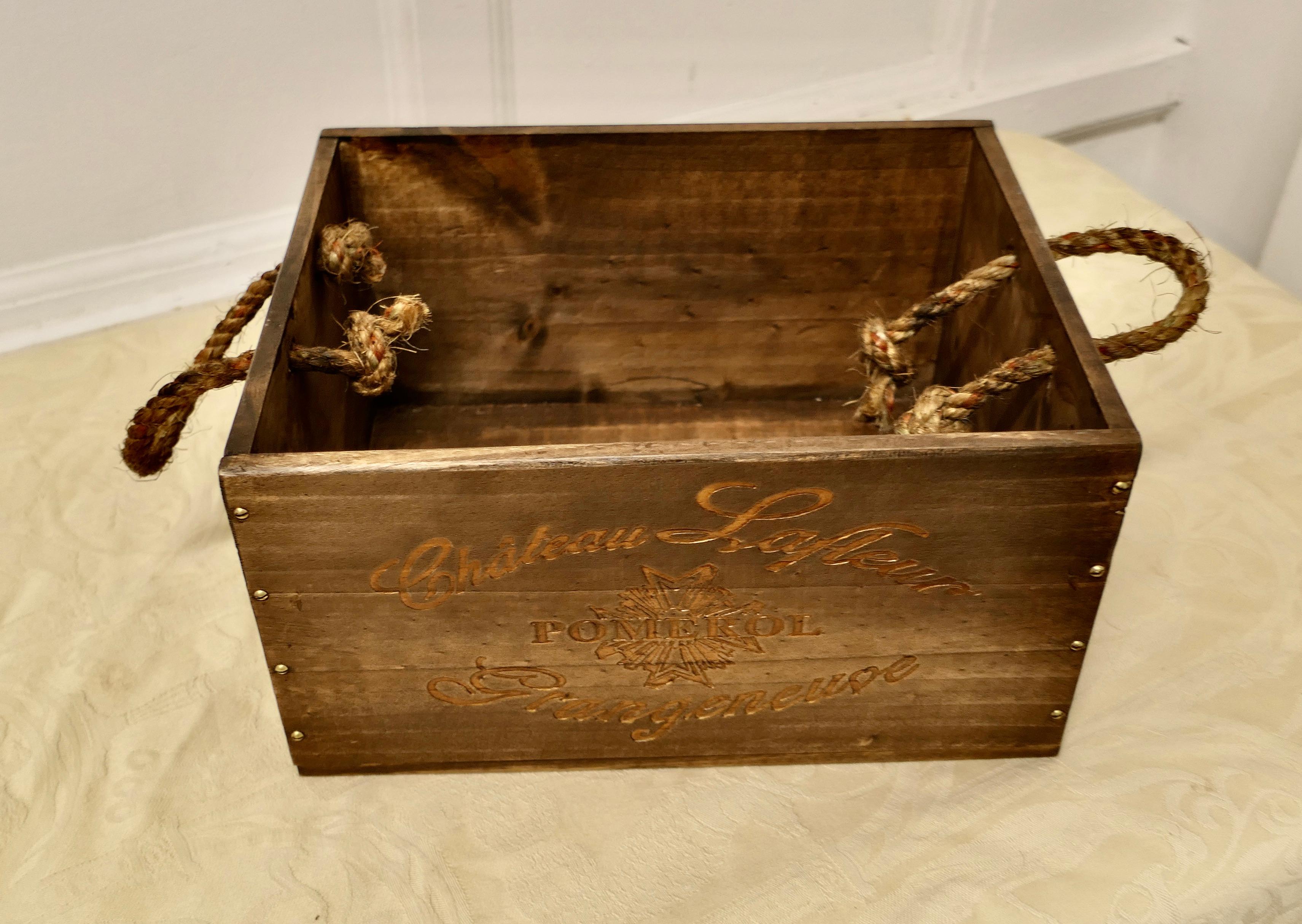 Folk Art  Bespoke Wine Box Gift Box, Tidy, Hamper, Container  This attractive piece can b For Sale
