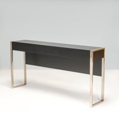 Bespoke Wood And Steel Console Table