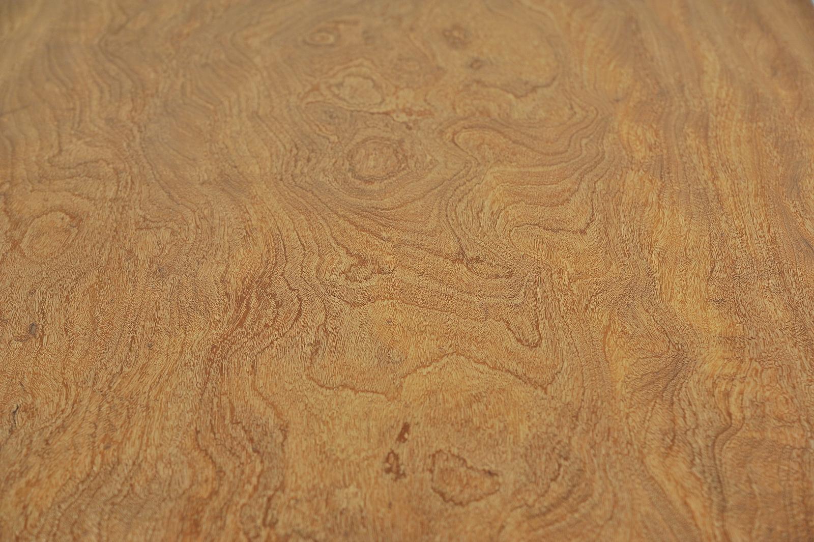 Bespoke Table, Antique Hardwood, Sand cast Aluminum Base by P. Tendercool For Sale 2