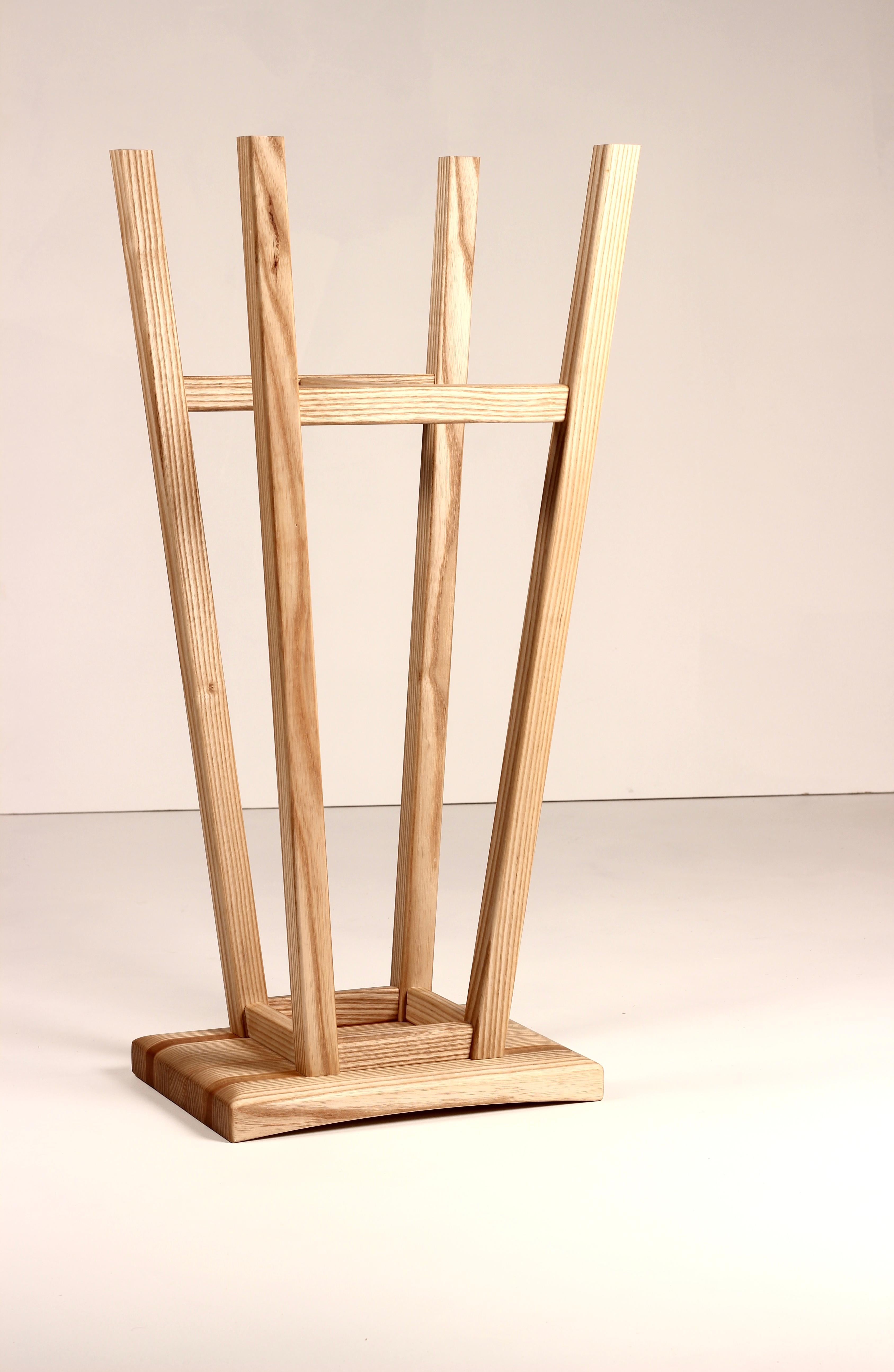 Bespoke Yama Stool:Scandinavian & Japanese Design with English Craftsmanship For Sale 6