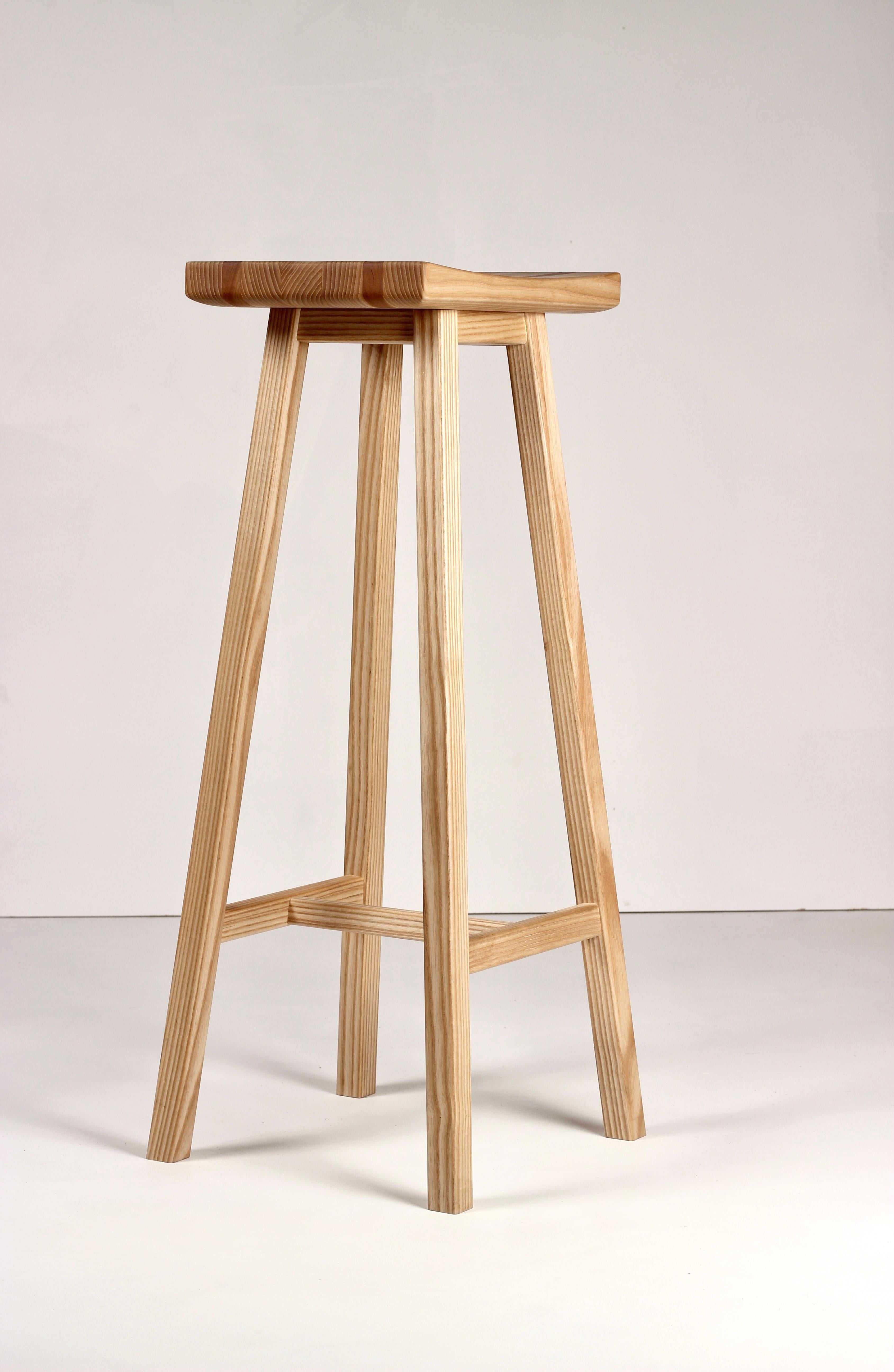 Bespoke Yama Stool:Scandinavian & Japanese Design with English Craftsmanship For Sale 8