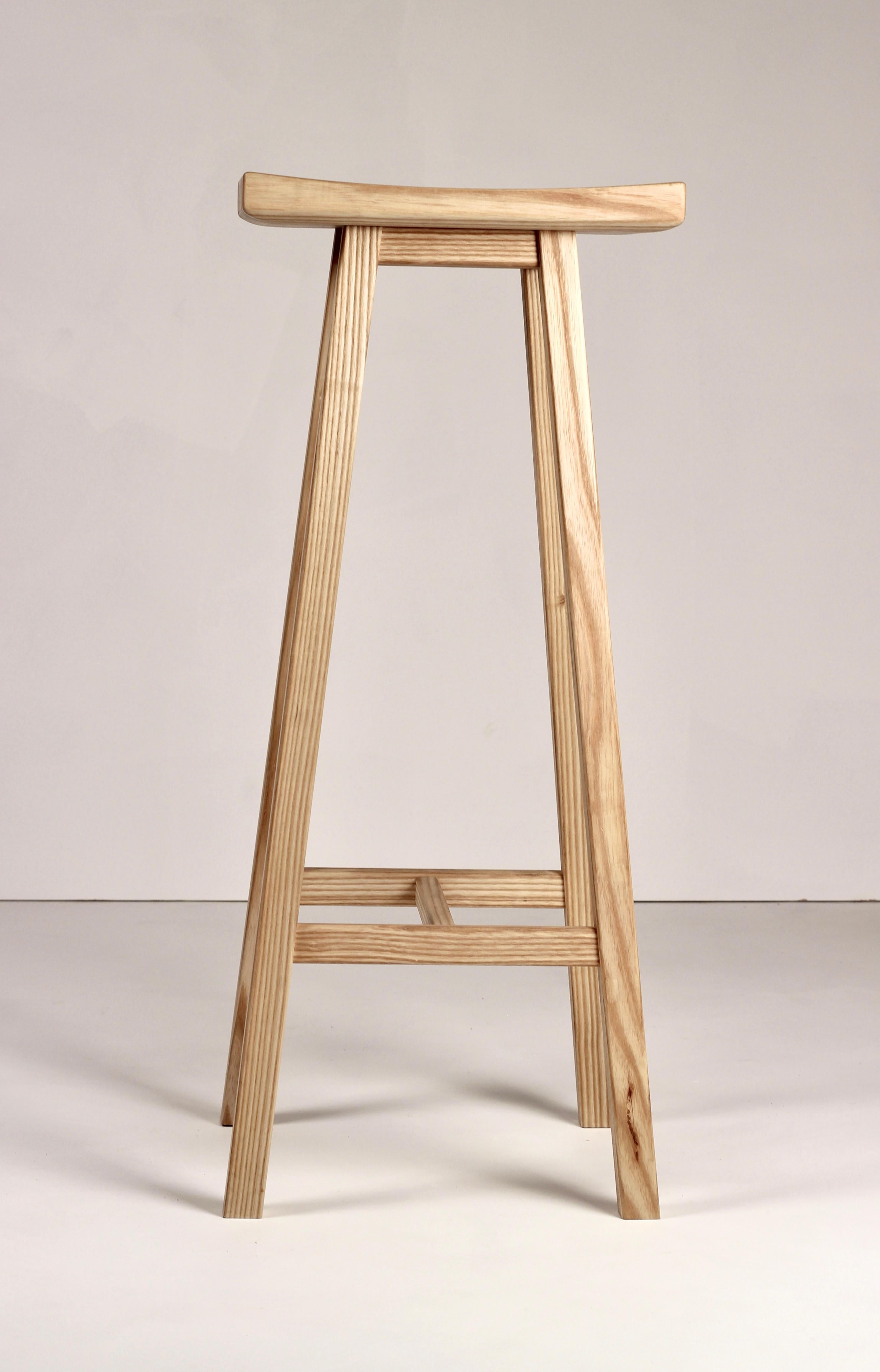 Bespoke Yama Stool:Scandinavian & Japanese Design with English Craftsmanship For Sale 9