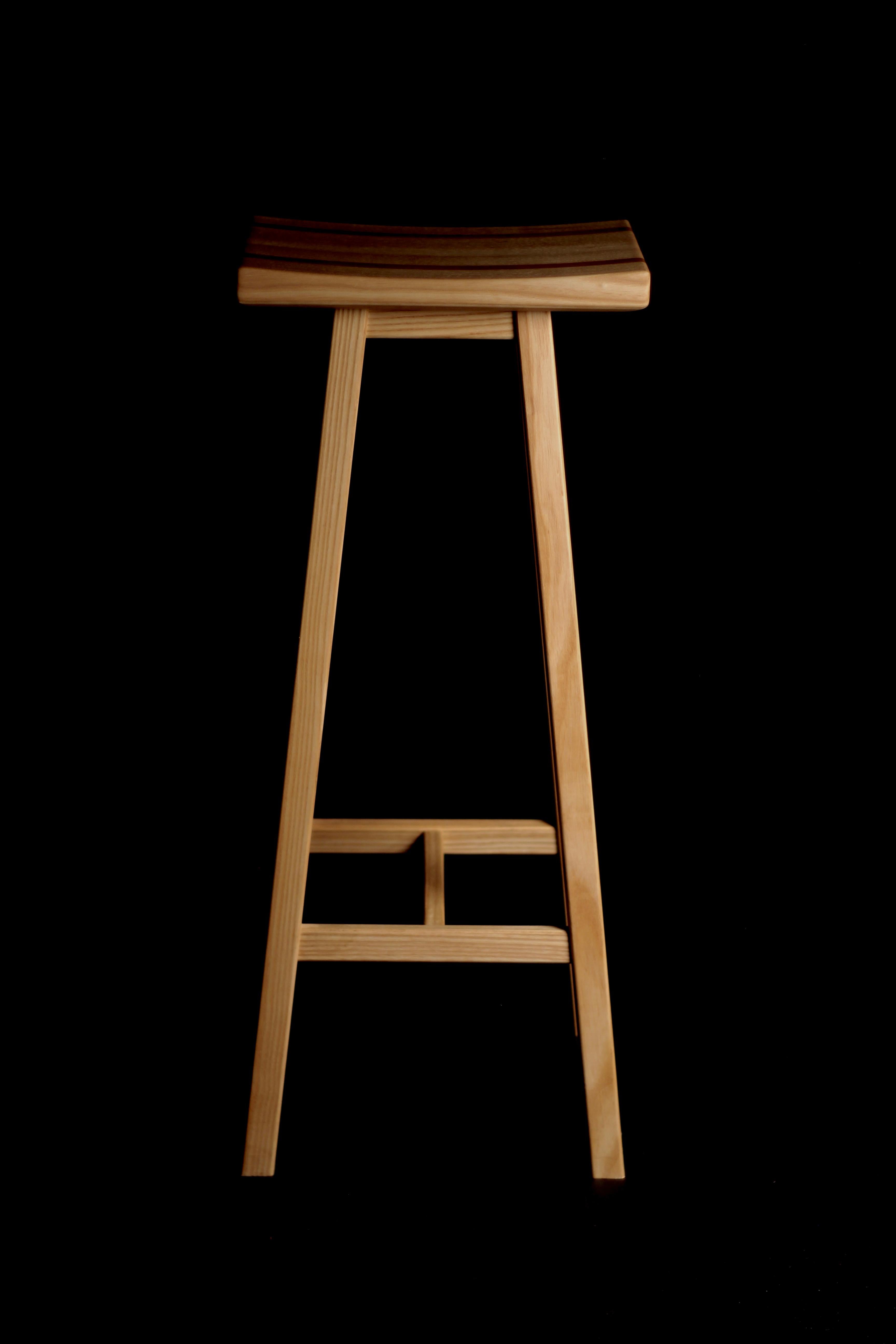 Bespoke Yama Stool:Scandinavian & Japanese Design with English Craftsmanship For Sale 10