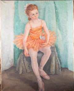 Bess Defries-Brady - Early 20th Century Oil, A Young Ballerina