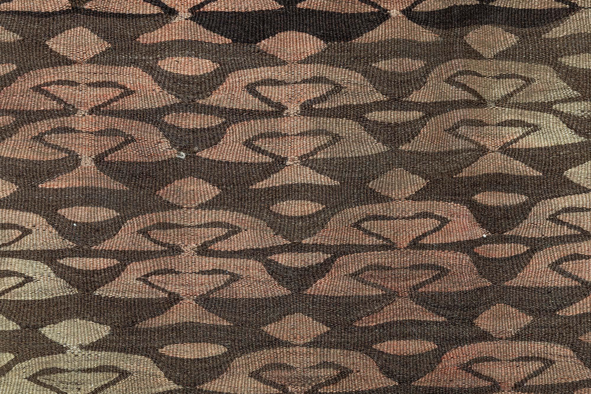 Hand-Knotted Bessarabian Flat Weave Rug Doris Leslie Blau Collection For Sale