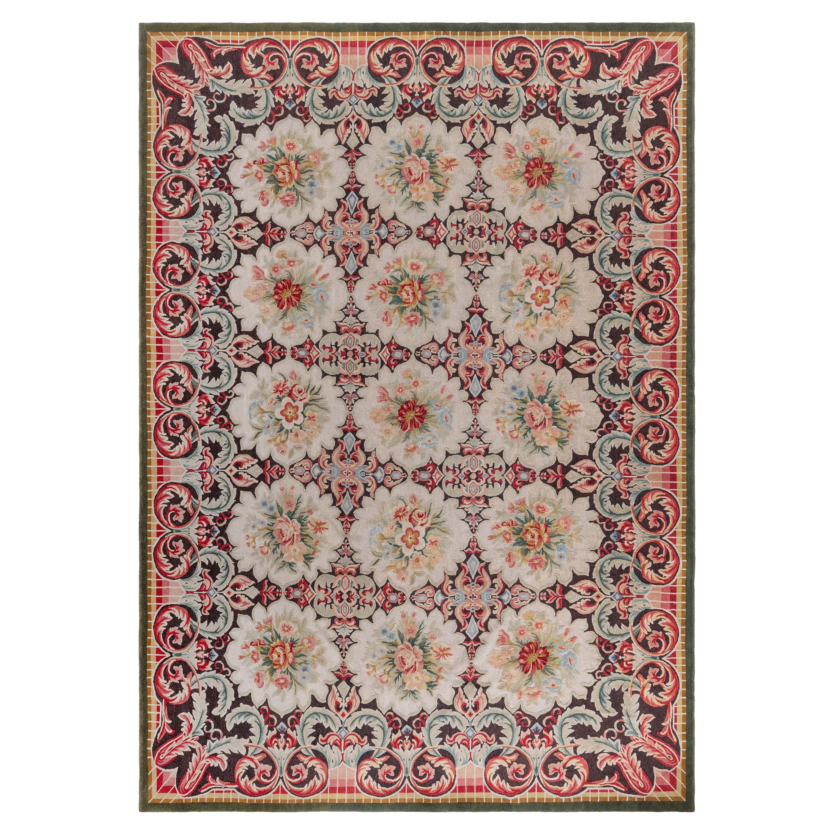 Tapis d'inspiration bessarabienne à demi-poils