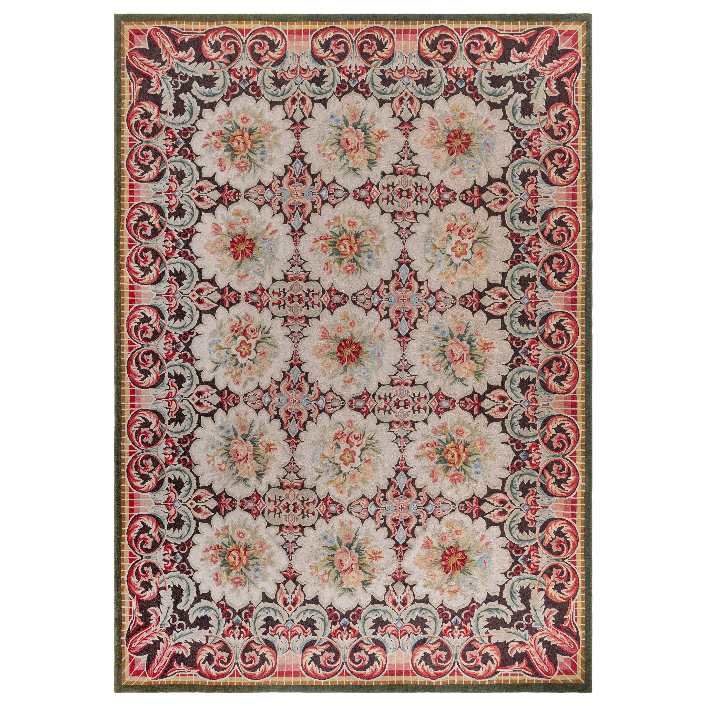 Tapis d'inspiration bessarabienne à demi-poils