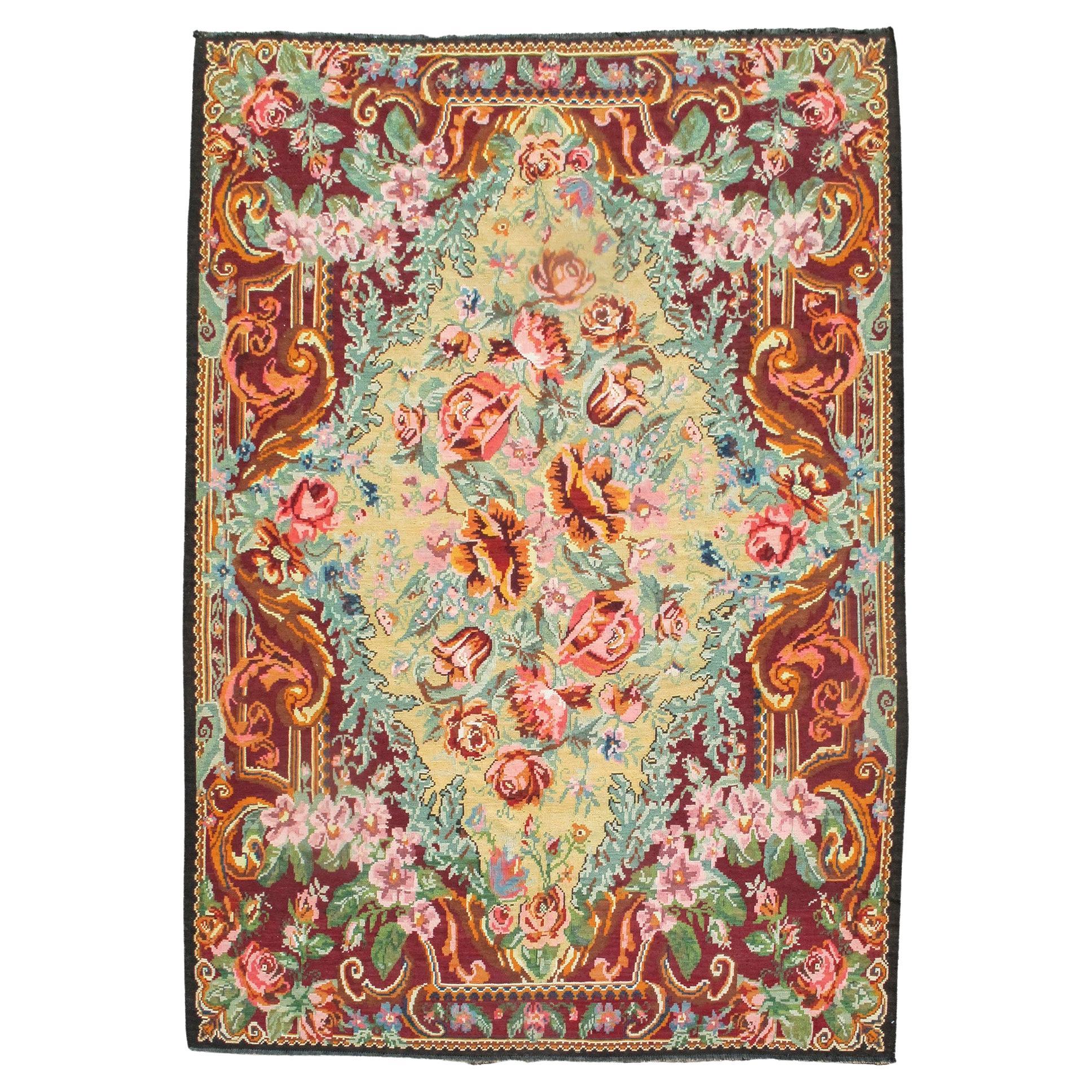Bessarabian Kilim, Late 20th Century