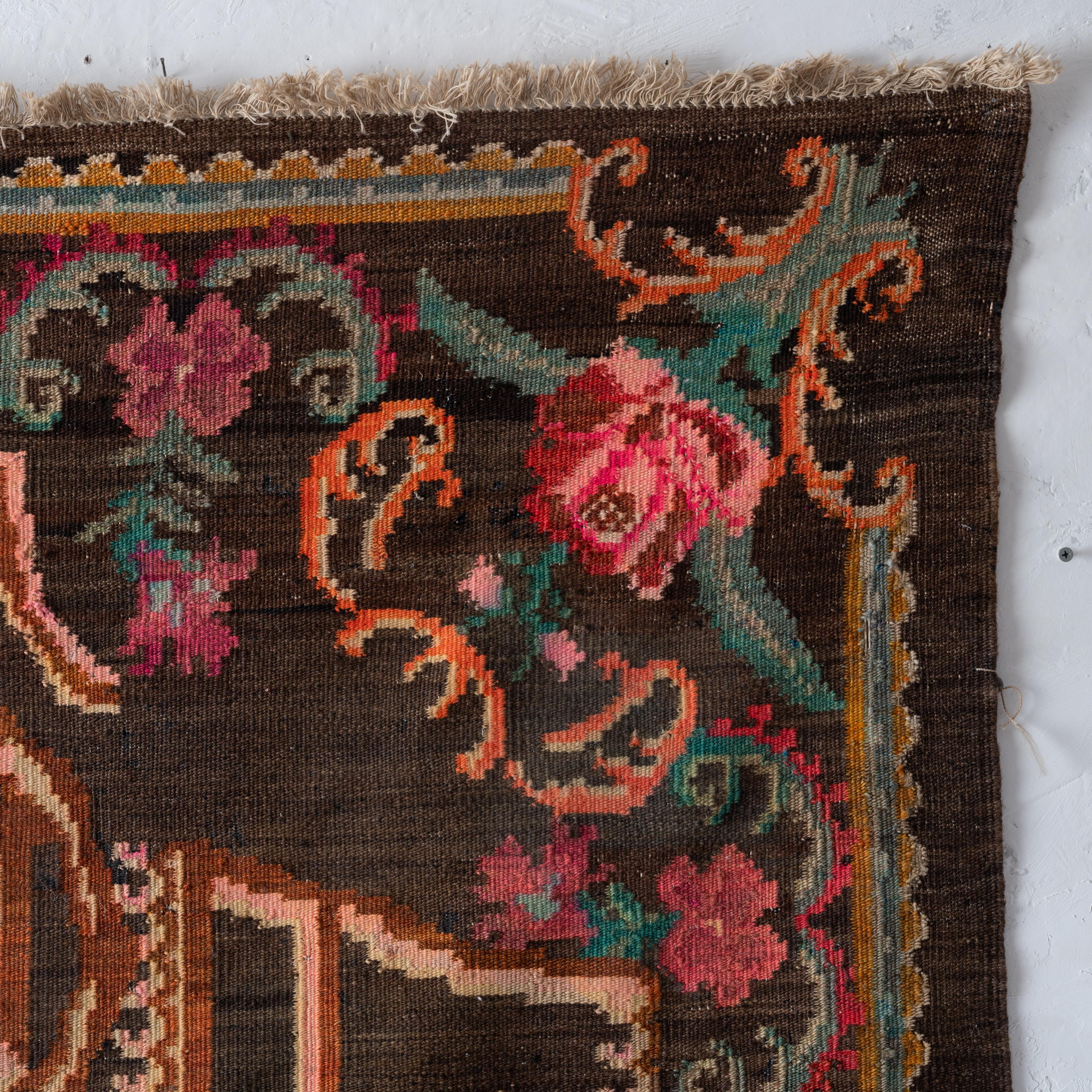 Bessarabischer Kilim-Teppich, ca. 1920er Jahre im Angebot 1