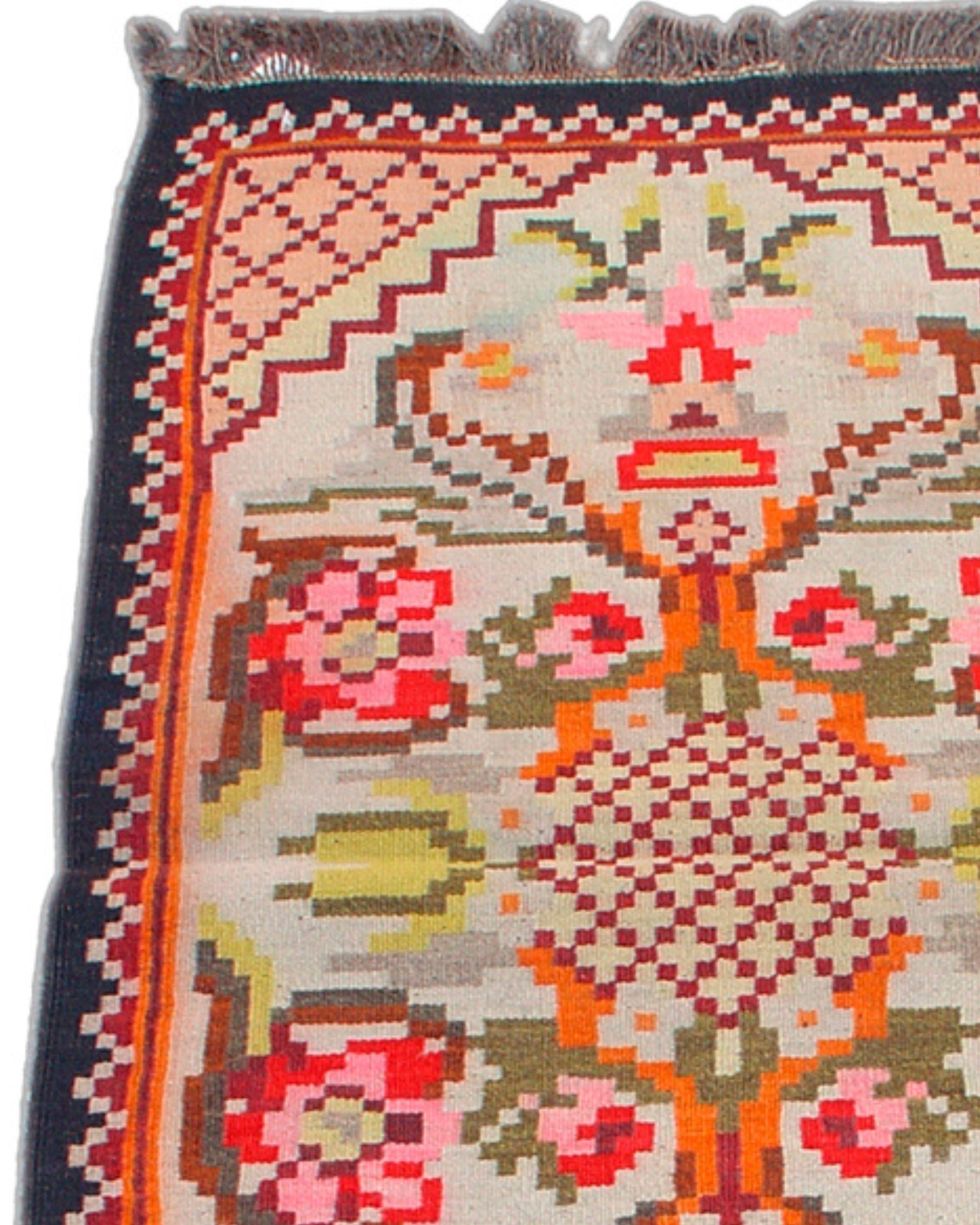 Ukrainian Bessarabian Kilim, Early 20th Century For Sale