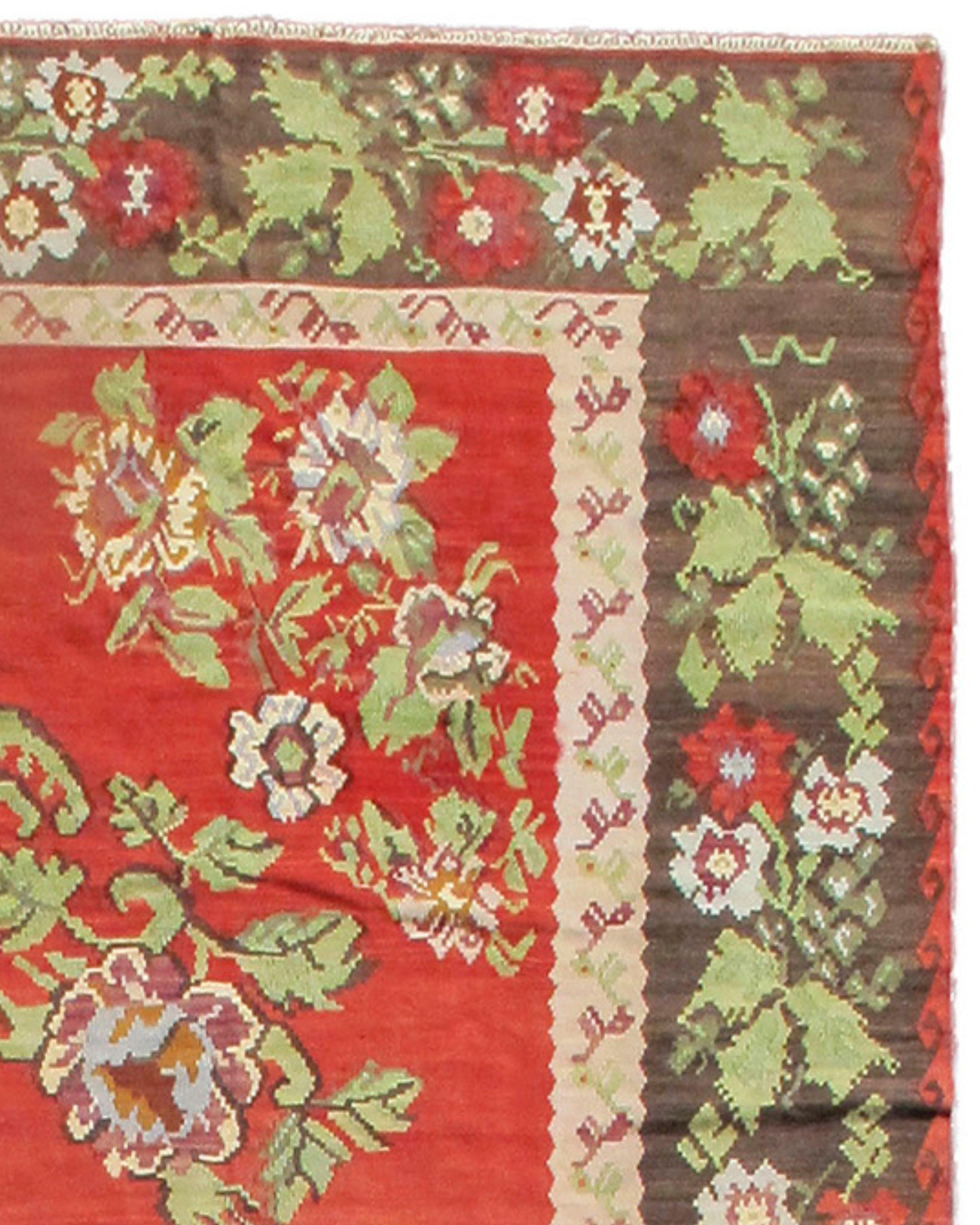 Kilim de Besarabia, mediados del siglo XX Anudado a mano en venta