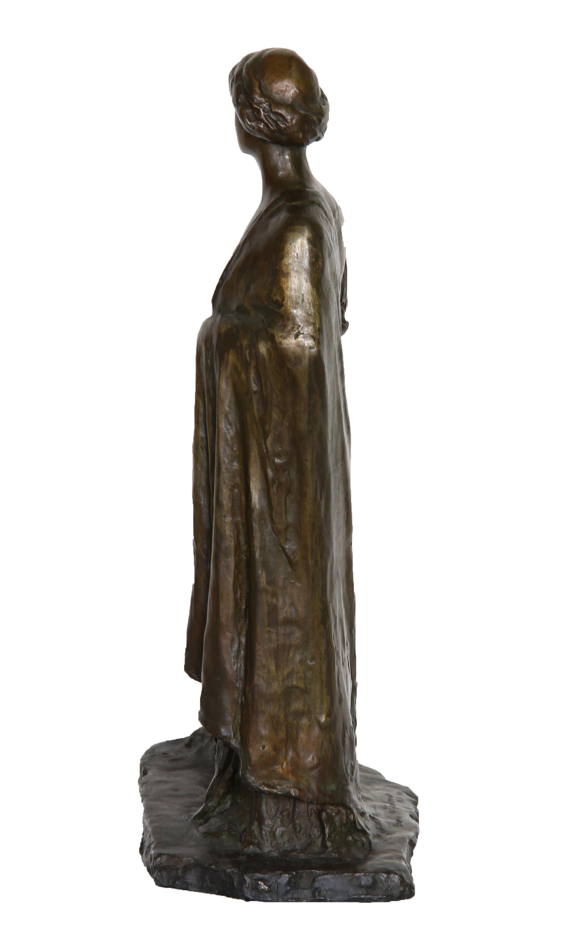 Femme debout, sculpture en bronze de Bessie Potter Vonnoh 1911 en vente 2