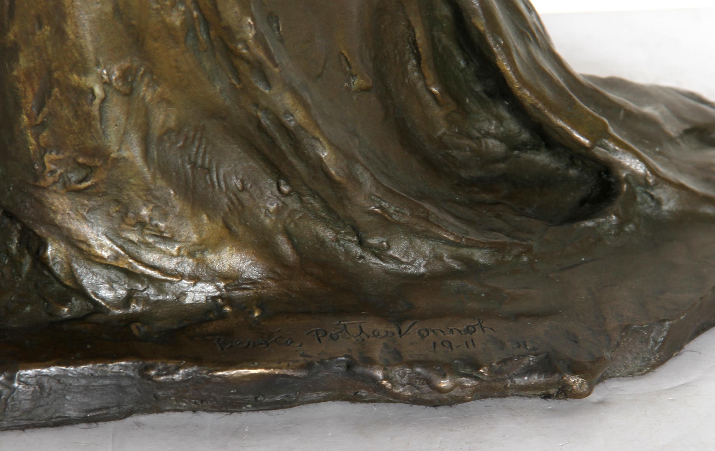 Standing Woman, Bronze Sculpture by Bessie Potter Vonnoh 1911 For Sale 4