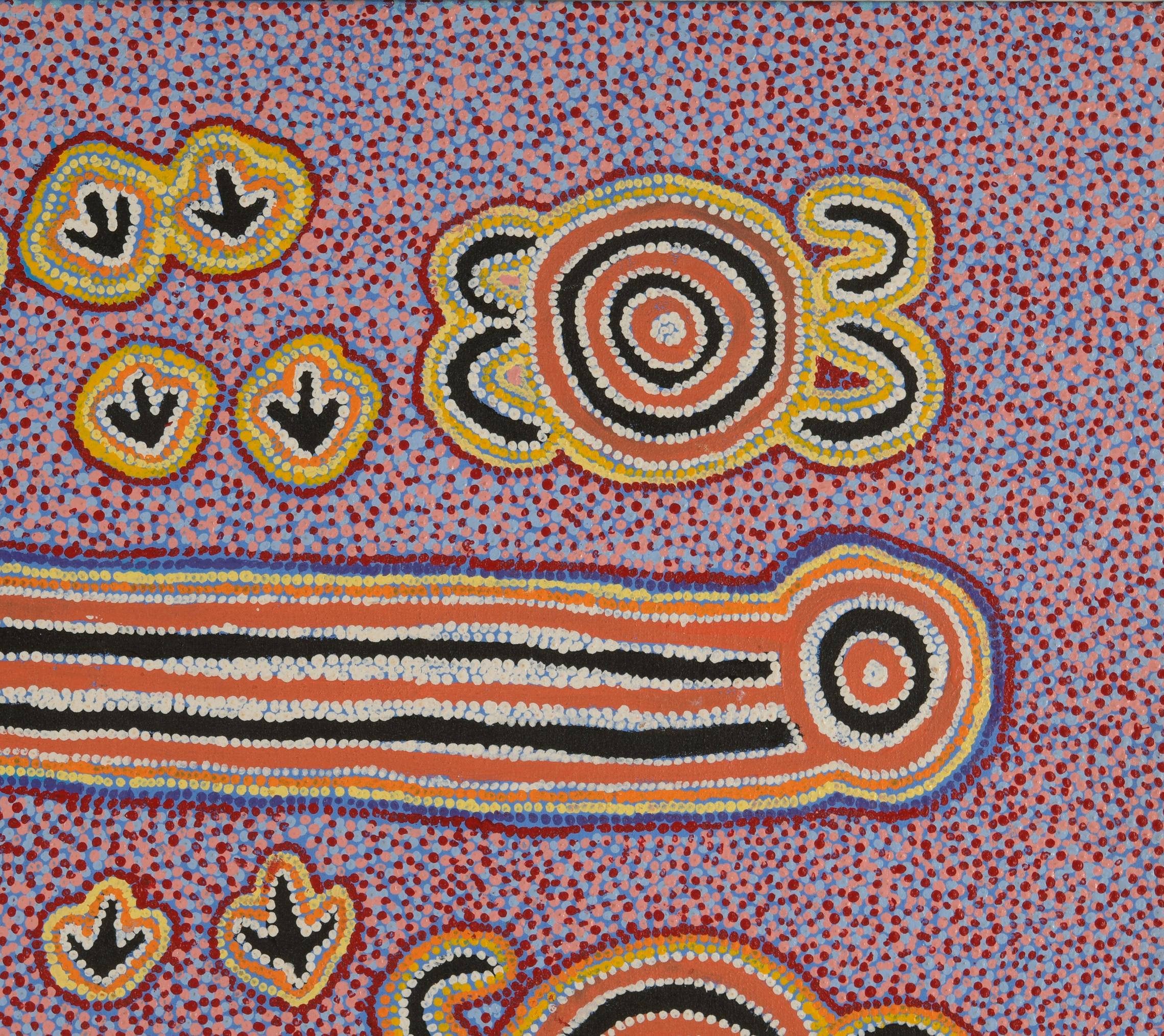 Aboriginal Painting by Bessie Sims Nakamarra For Sale 2