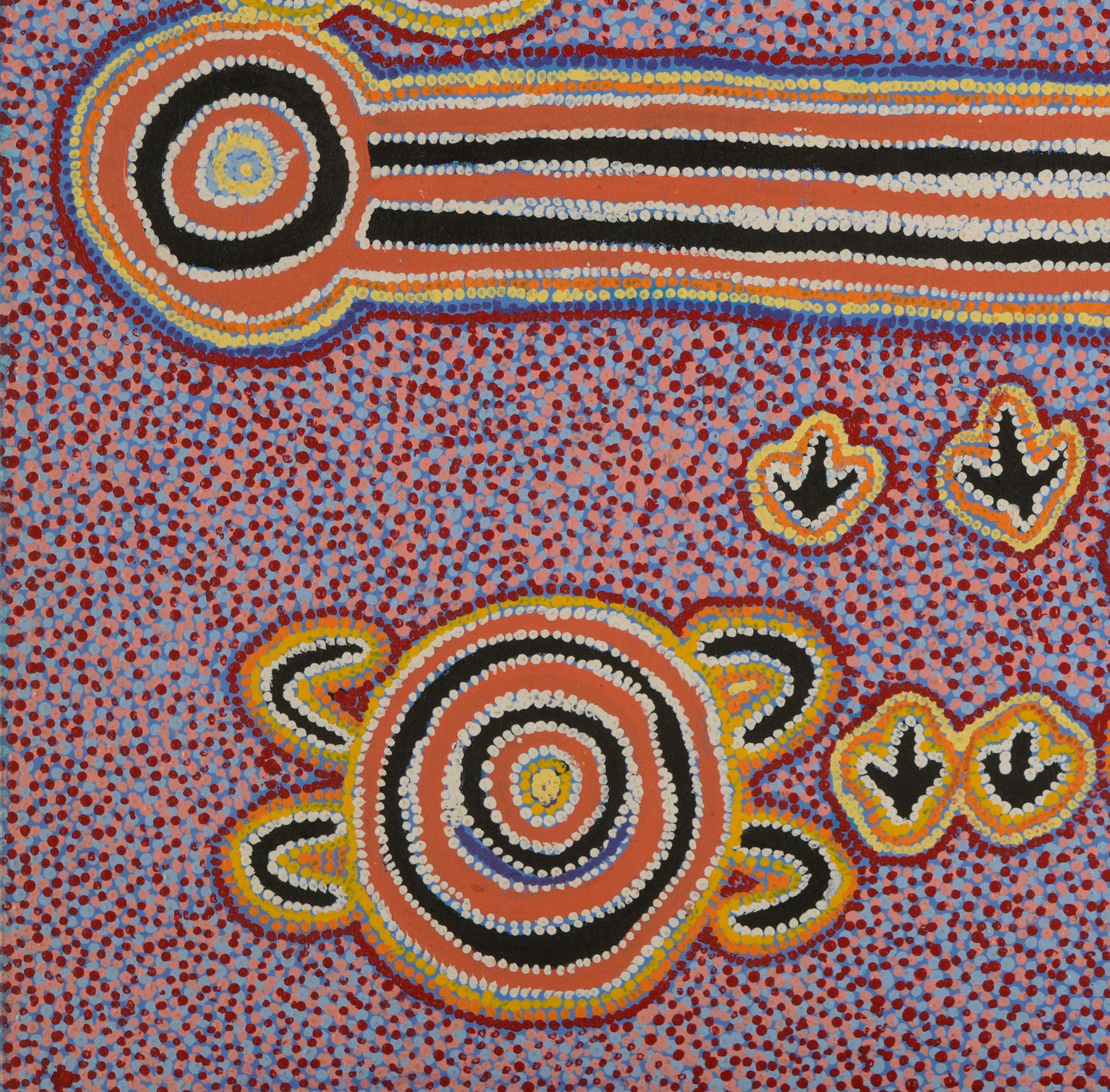 Aboriginal Painting by Bessie Sims Nakamarra For Sale 3
