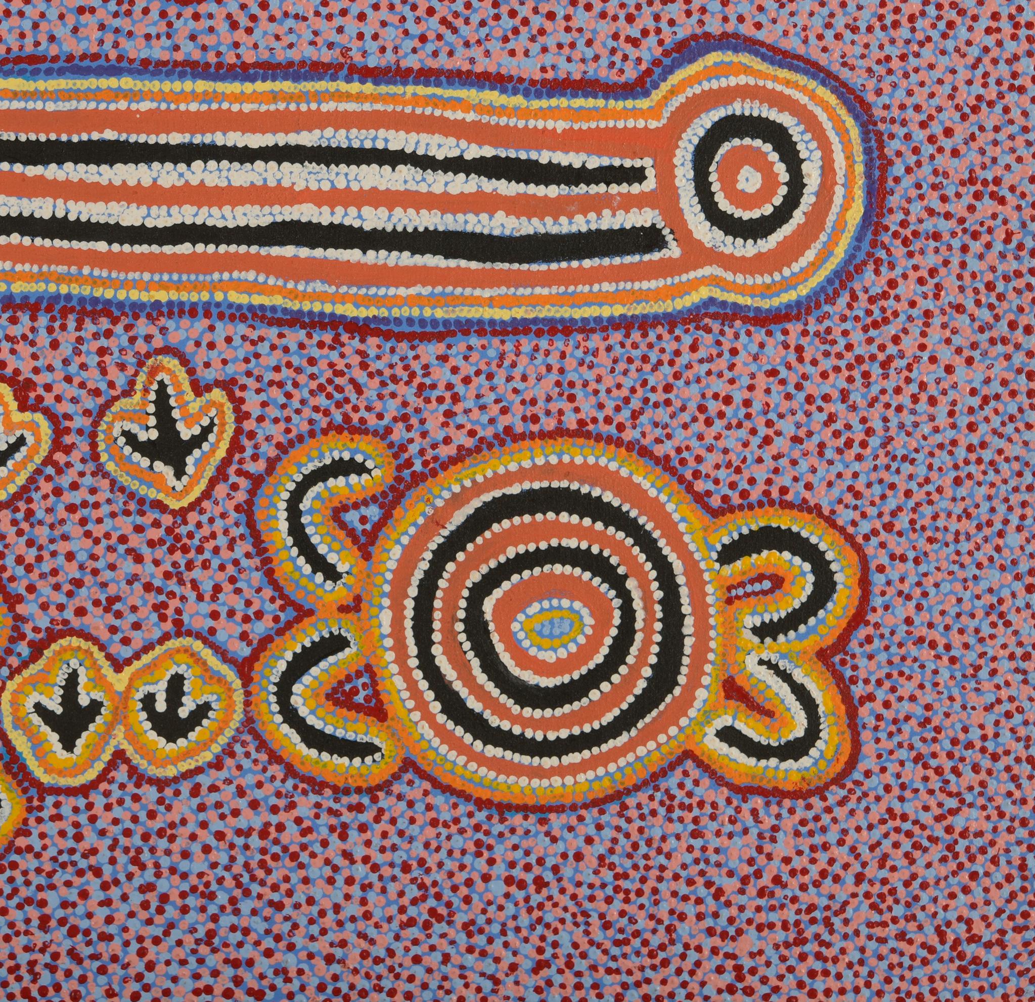 Aboriginal Painting by Bessie Sims Nakamarra For Sale 4