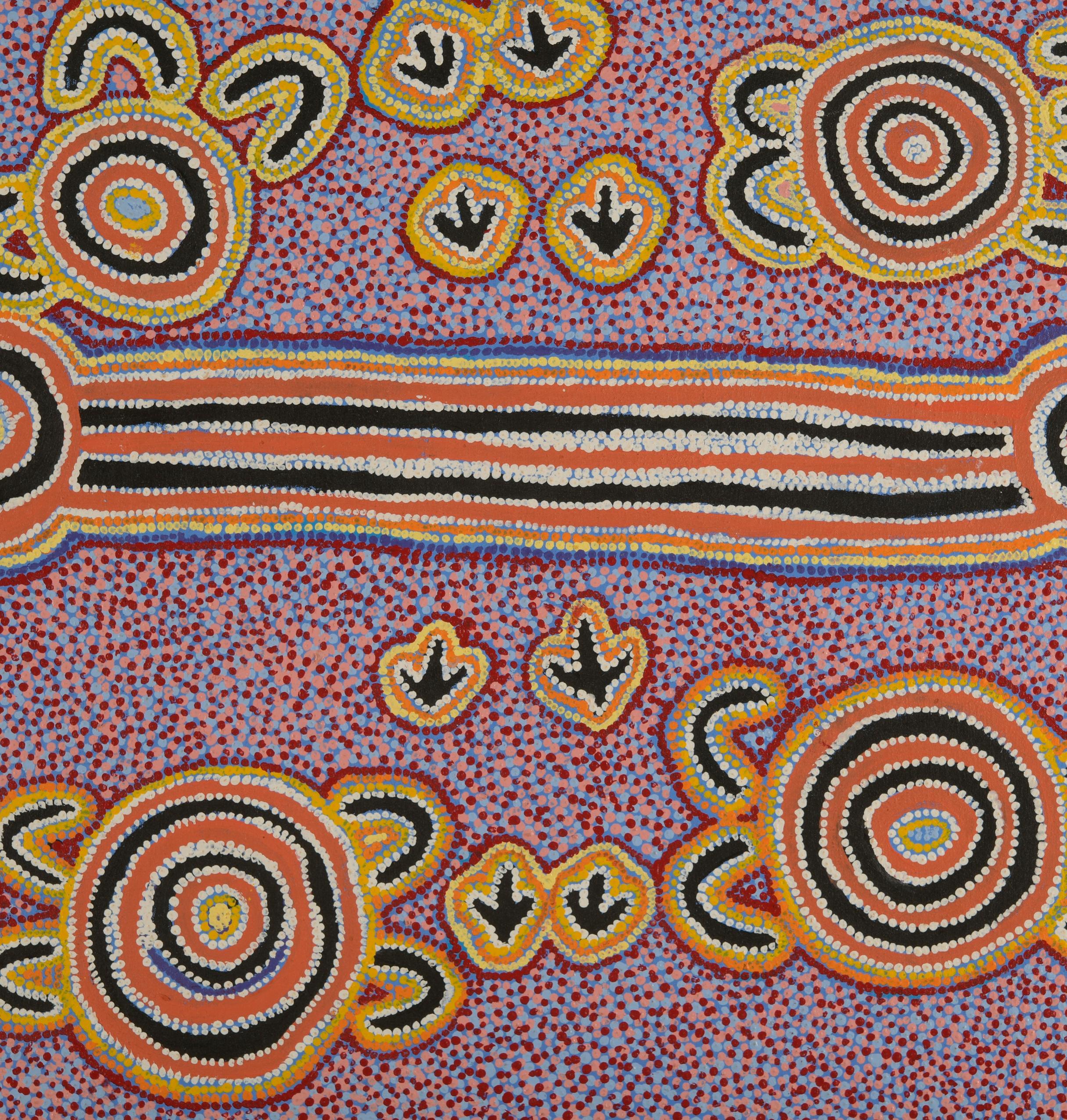 Aboriginal Painting by Bessie Sims Nakamarra For Sale 5