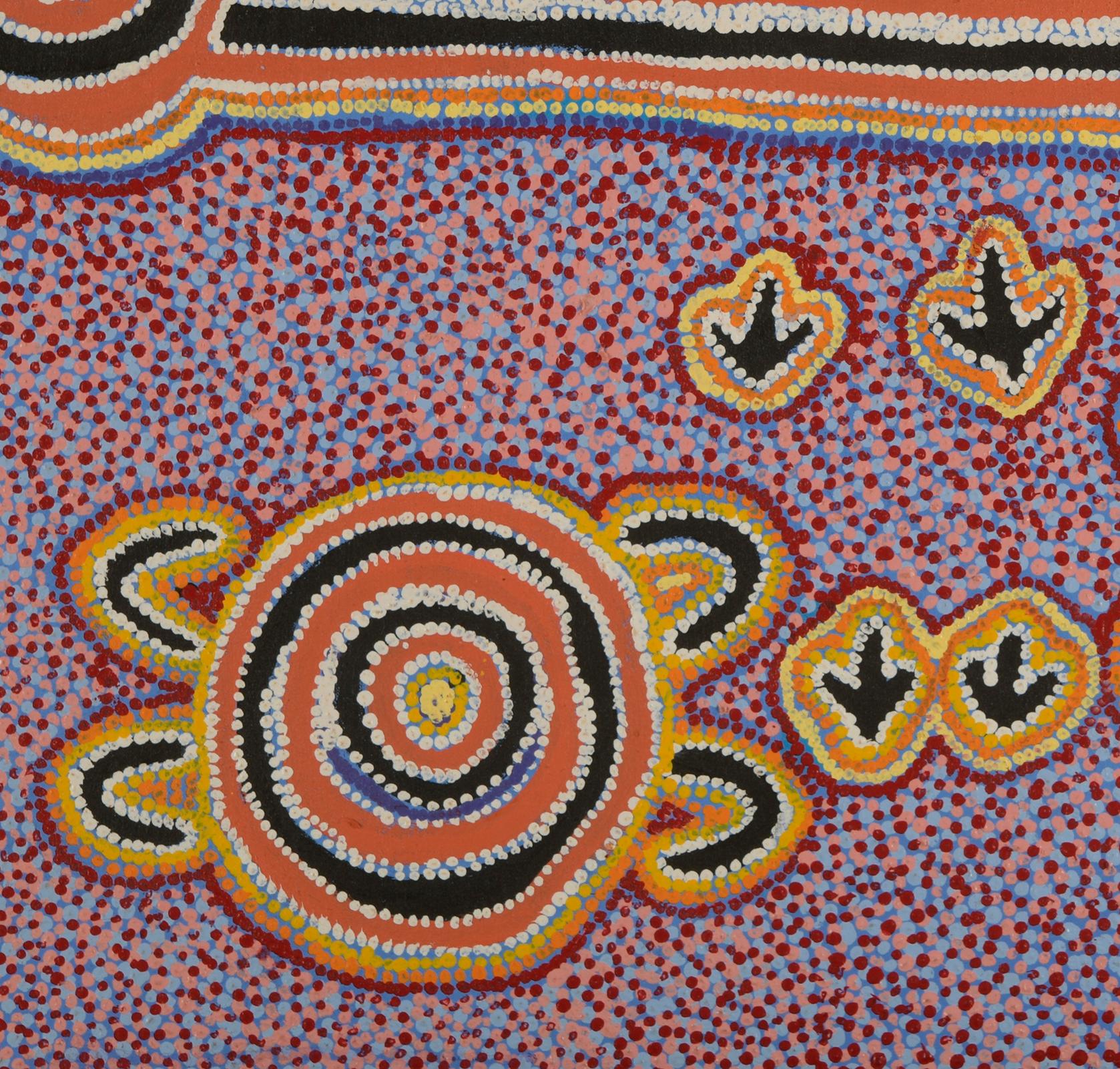Aboriginal Painting by Bessie Sims Nakamarra For Sale 6
