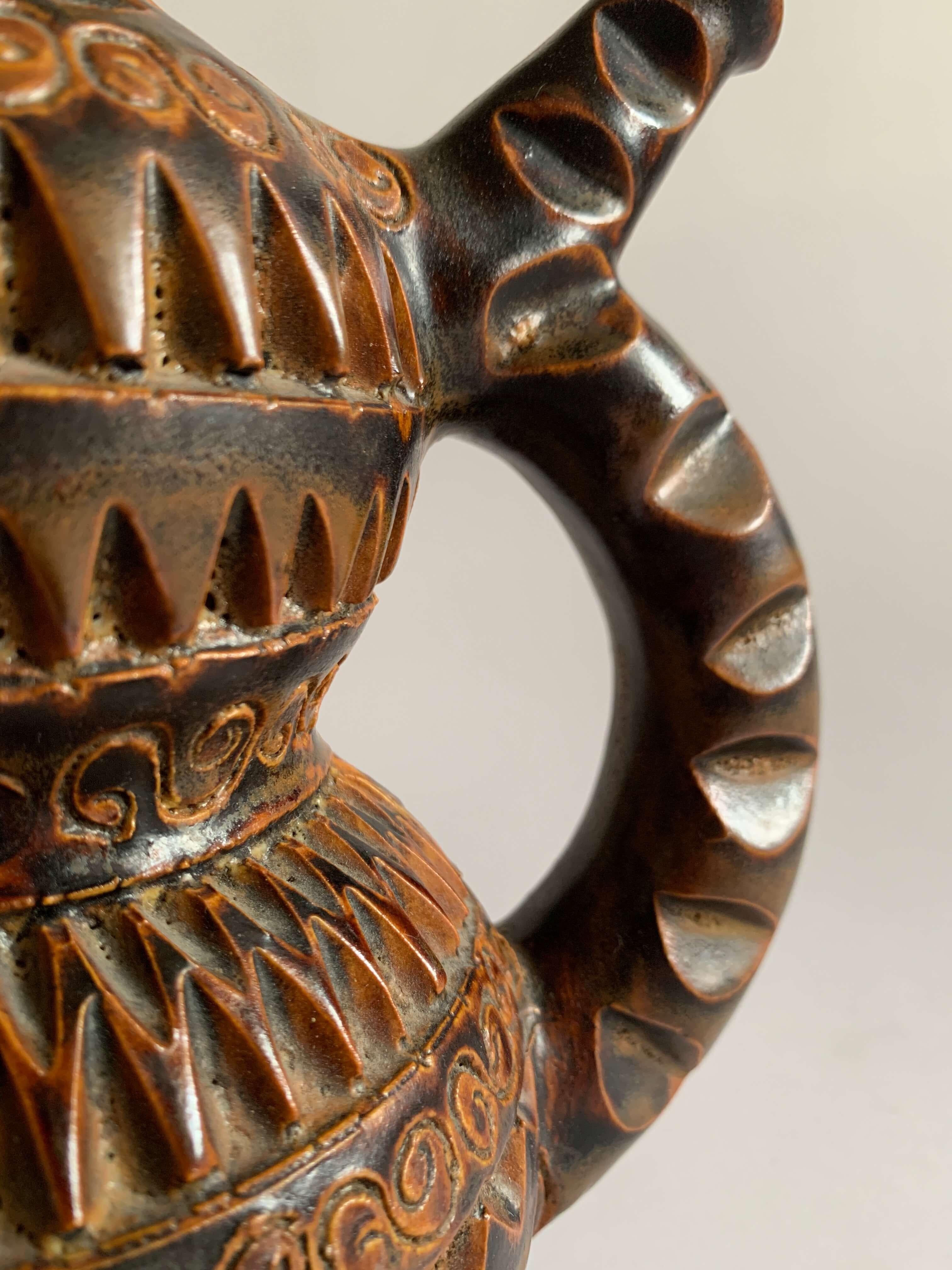 Bessone Vallauris ceramic In Good Condition For Sale In L’ISLE-SUR-LA-SORGUE, FR