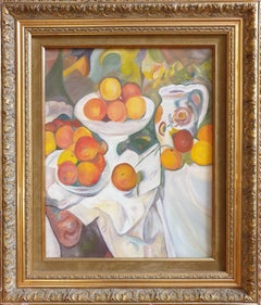 Hommage to Cezanne. Still Life, Oranges. Oil on Canvas.