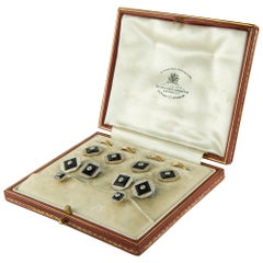 Best-of-Britain Onyx and Diamond Dress Set