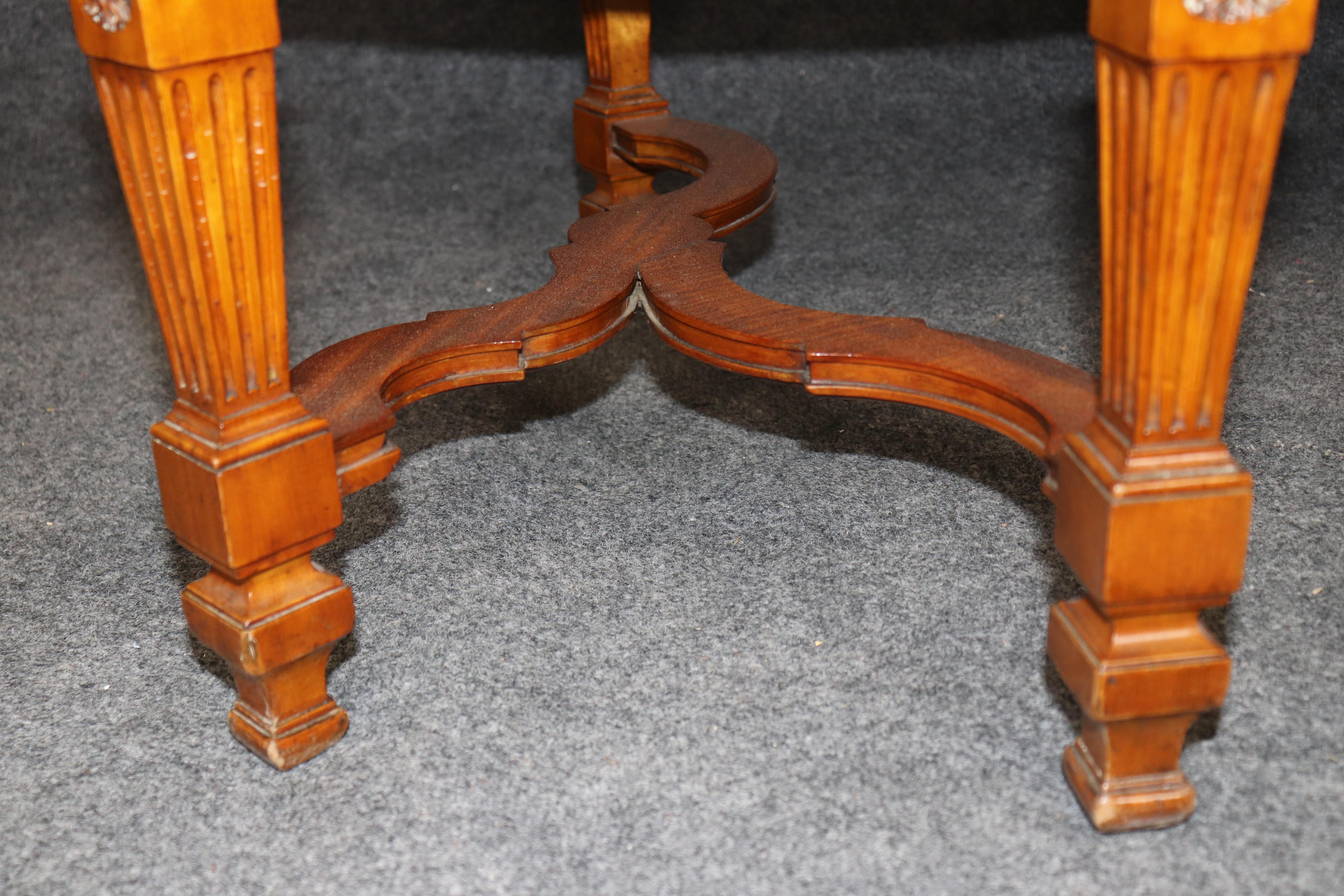 Best Quality English Satinwood Paint Decorated Adams Style Kidney Shaped Vanity im Angebot 9