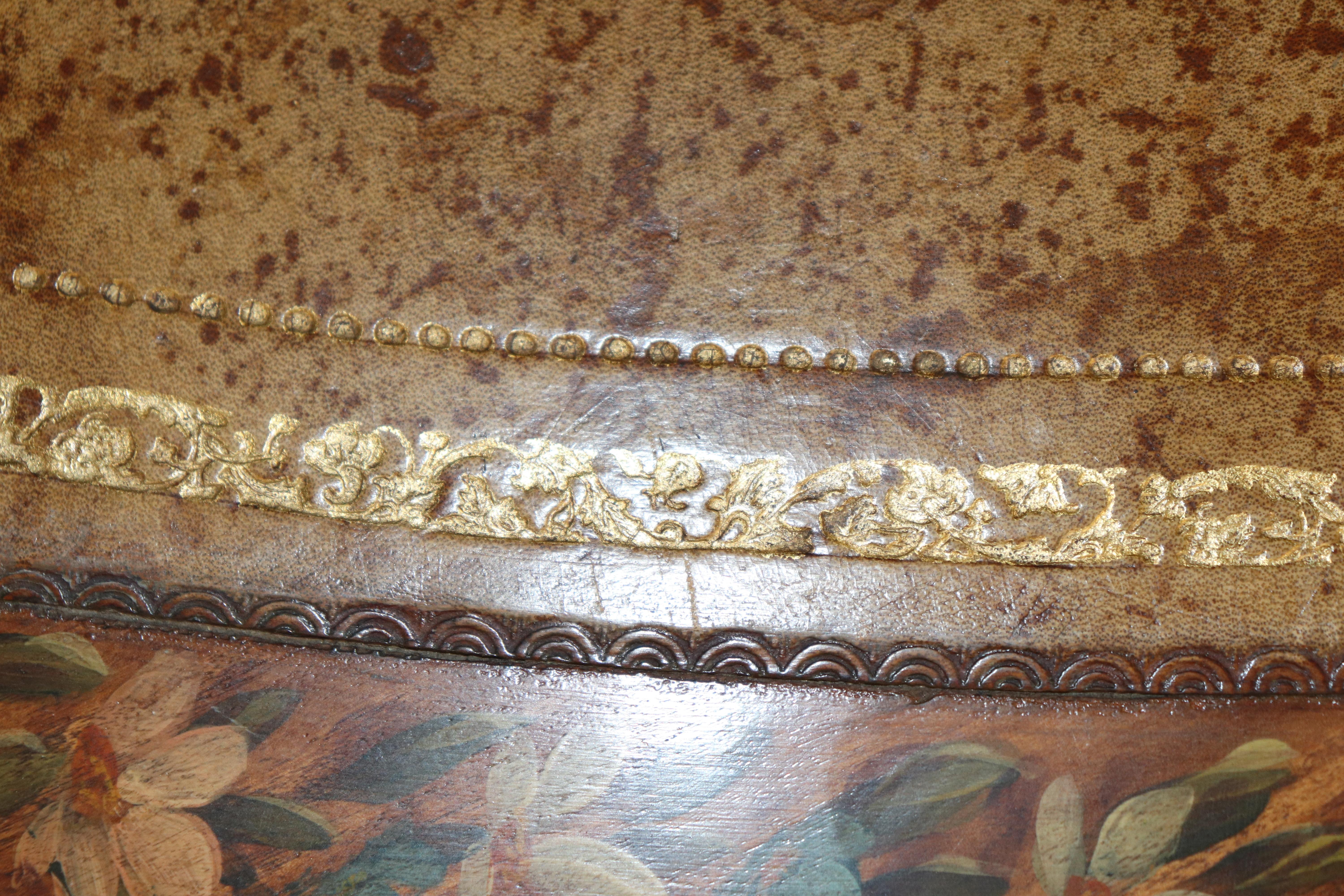 Best Quality English Satinwood Paint Decorated Adams Style Kidney Shaped Vanity im Angebot 13