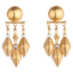 Best Seller Cairo Chandeliers in Vermeil & African Glass by Katerina Makriyianni