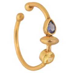 Bestseller Double Shine Ear Cuff in Vermeil & Zirkone von Katerina Makriyianni